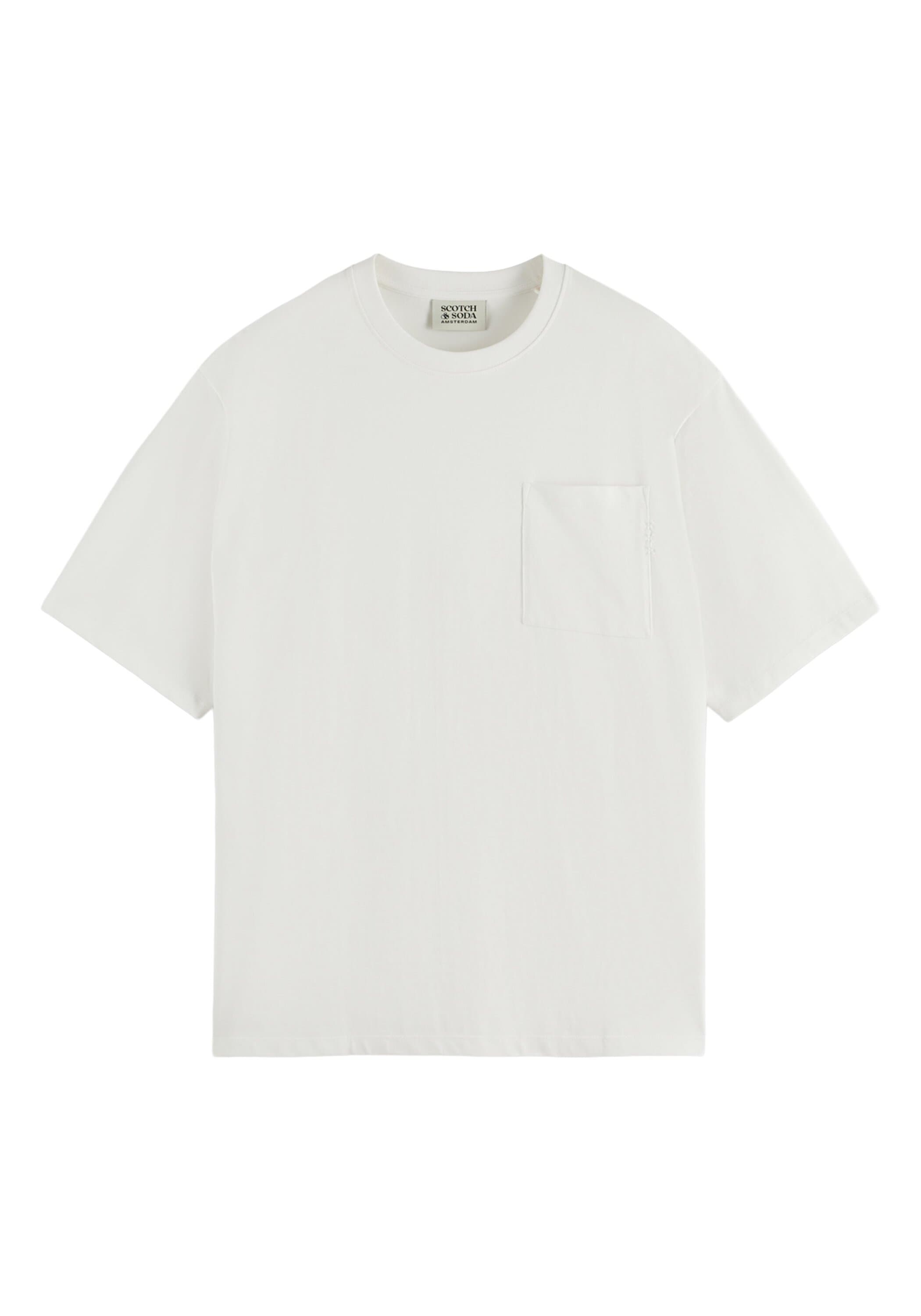 Scotch & Soda T-Shirt "T-Shirt Core 3 Crosses Loose Fit Pocket T-Shirt 1er Pack" 1 tlg.