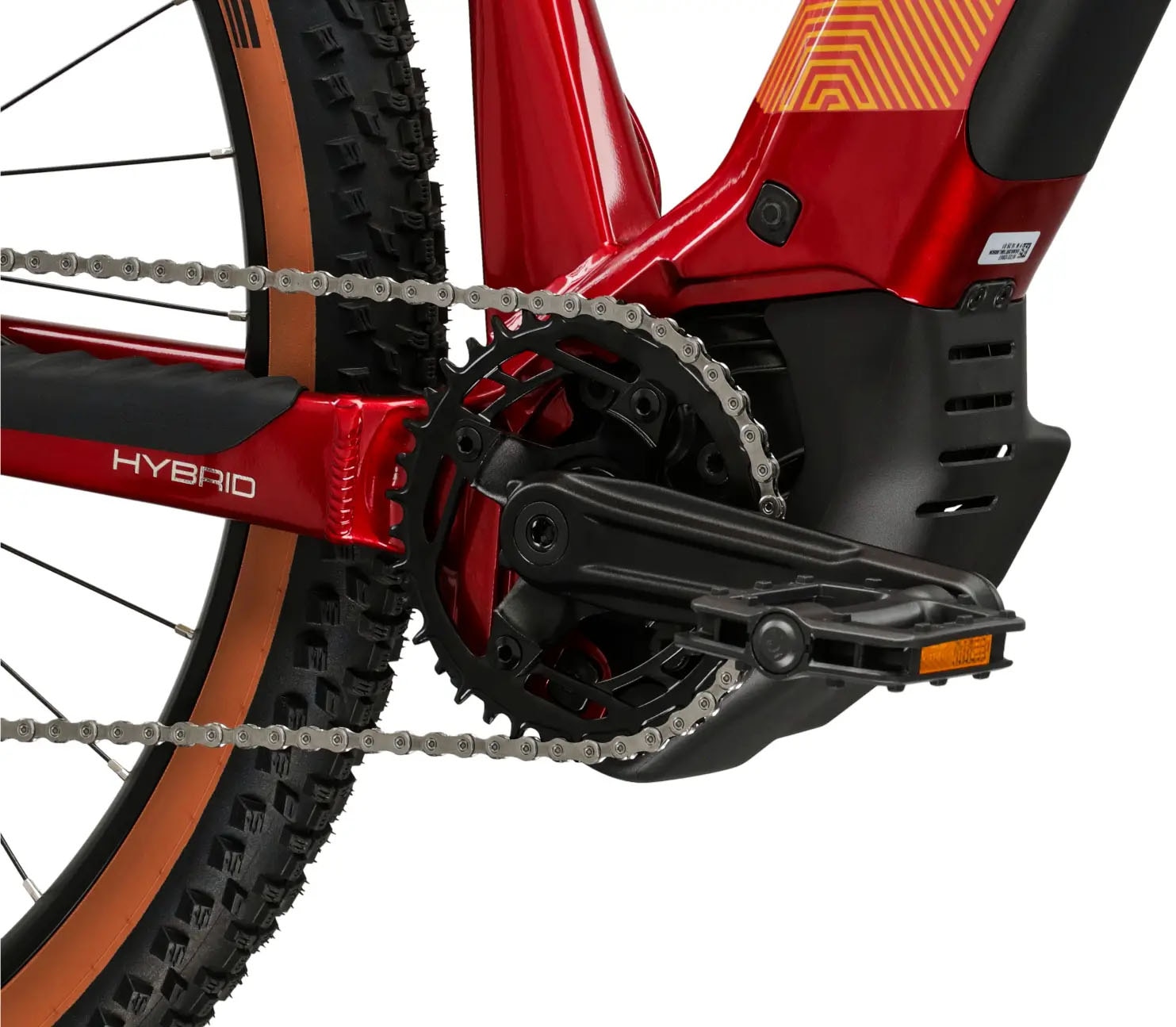 Kross »E-MTB Influx Hybrid 4.0 21,3Ah / 800 Wh 29 Zoll rot  12 Gänge 2026« 12 Gang Shimano DEORE M6100 Schaltwerk Kettenschaltung Mittelmotor 250 W