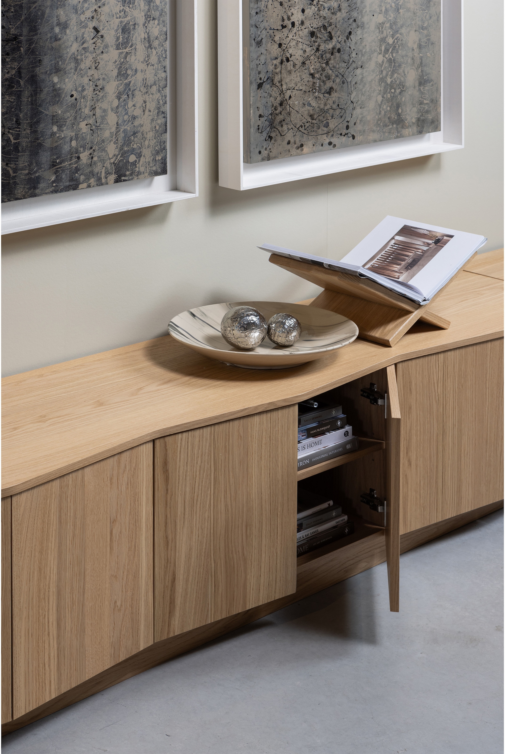 WOOOD Lowboard »WOOOD ZUMA TV-MÖBEL« Zuma TV-Kommode Eiche bietet Stil, Stauraum und einzigartiges Design