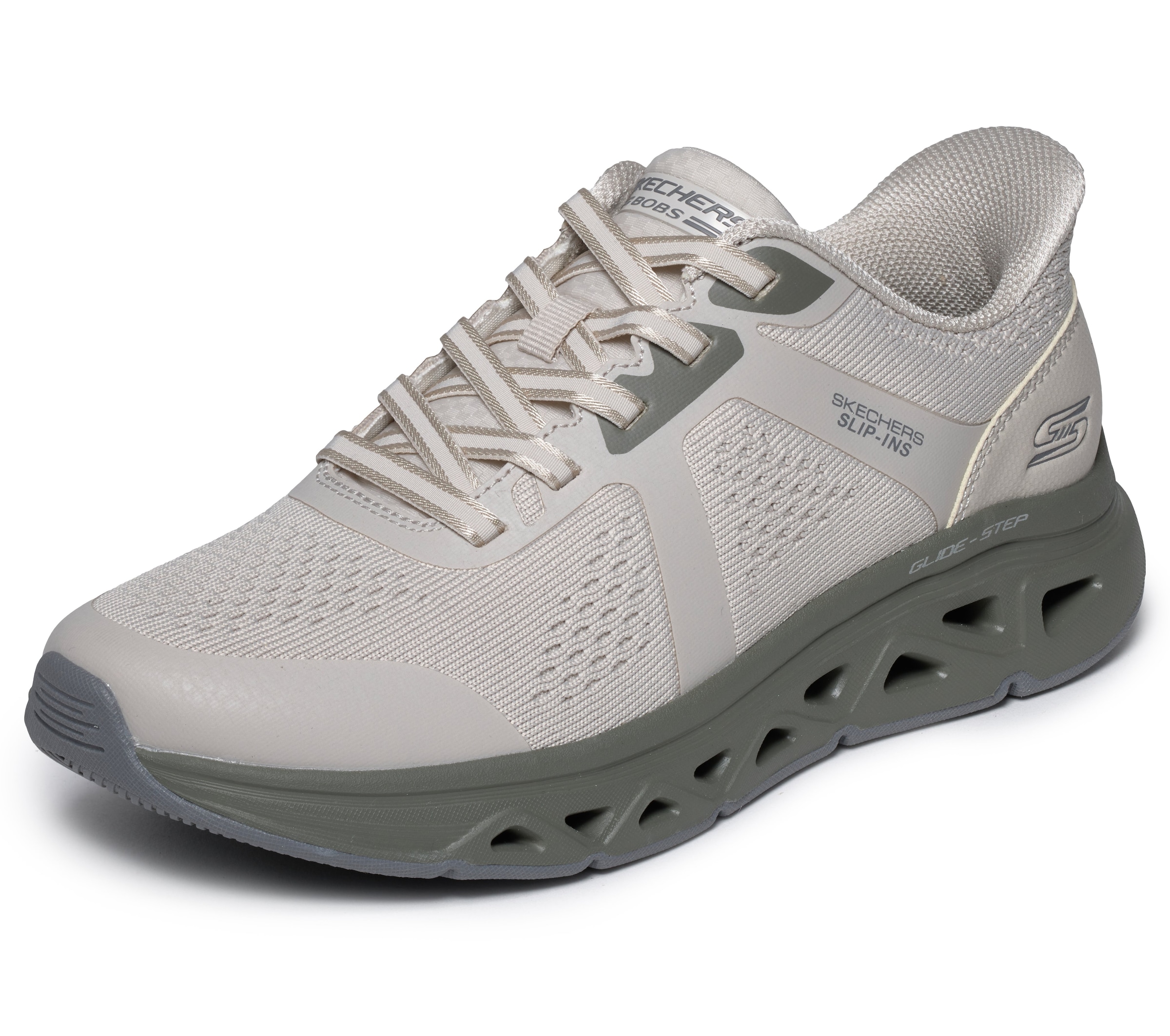 Skechers Slip-On Sneaker "BOBS ARC WAVES REMIX" Slipper, Schlupfschuh, Halbschuh, Freizeitsneaker mit Memory Foam