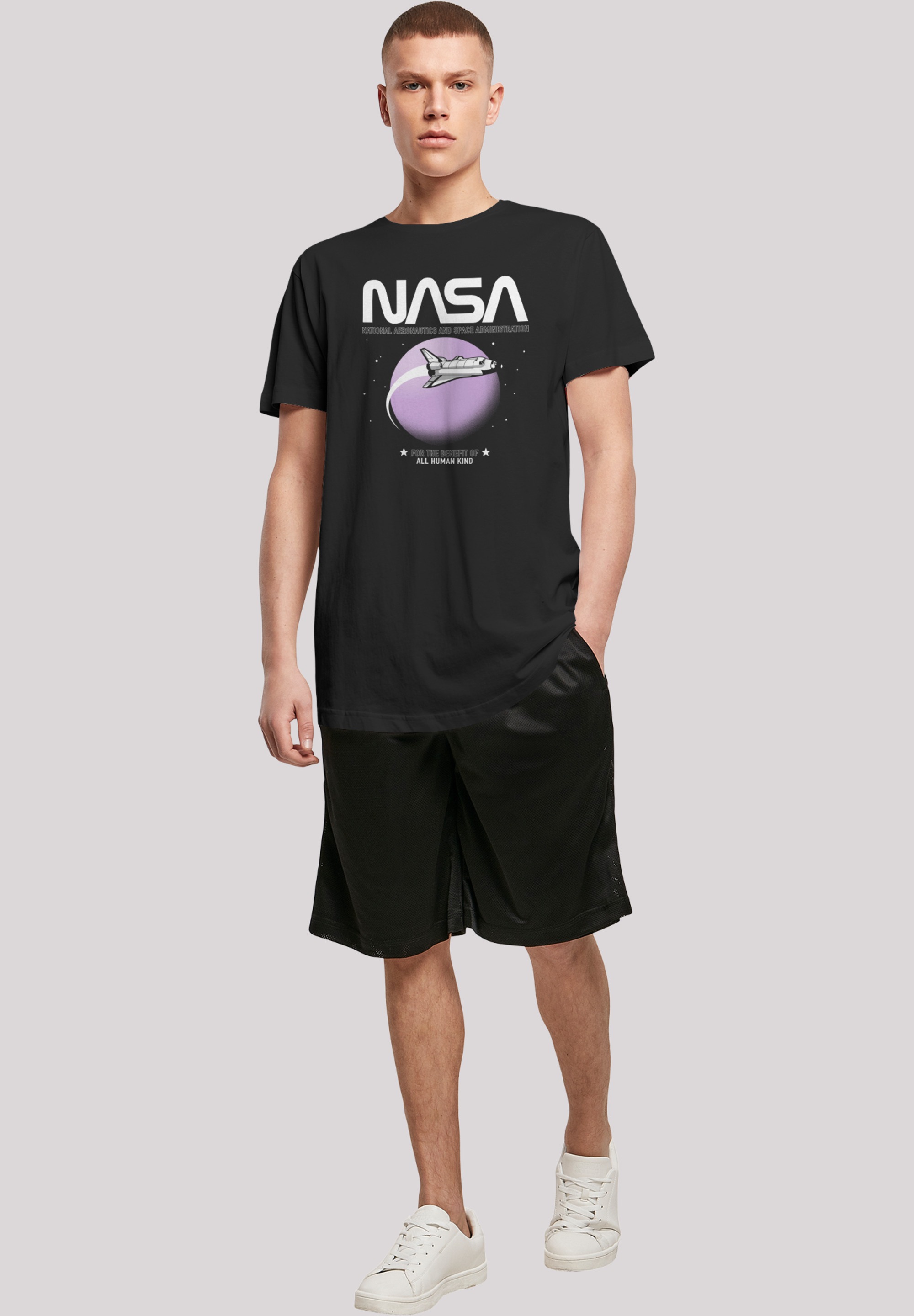 F4NT4STIC T-Shirt »NASA Shuttle Orbit'«, Print