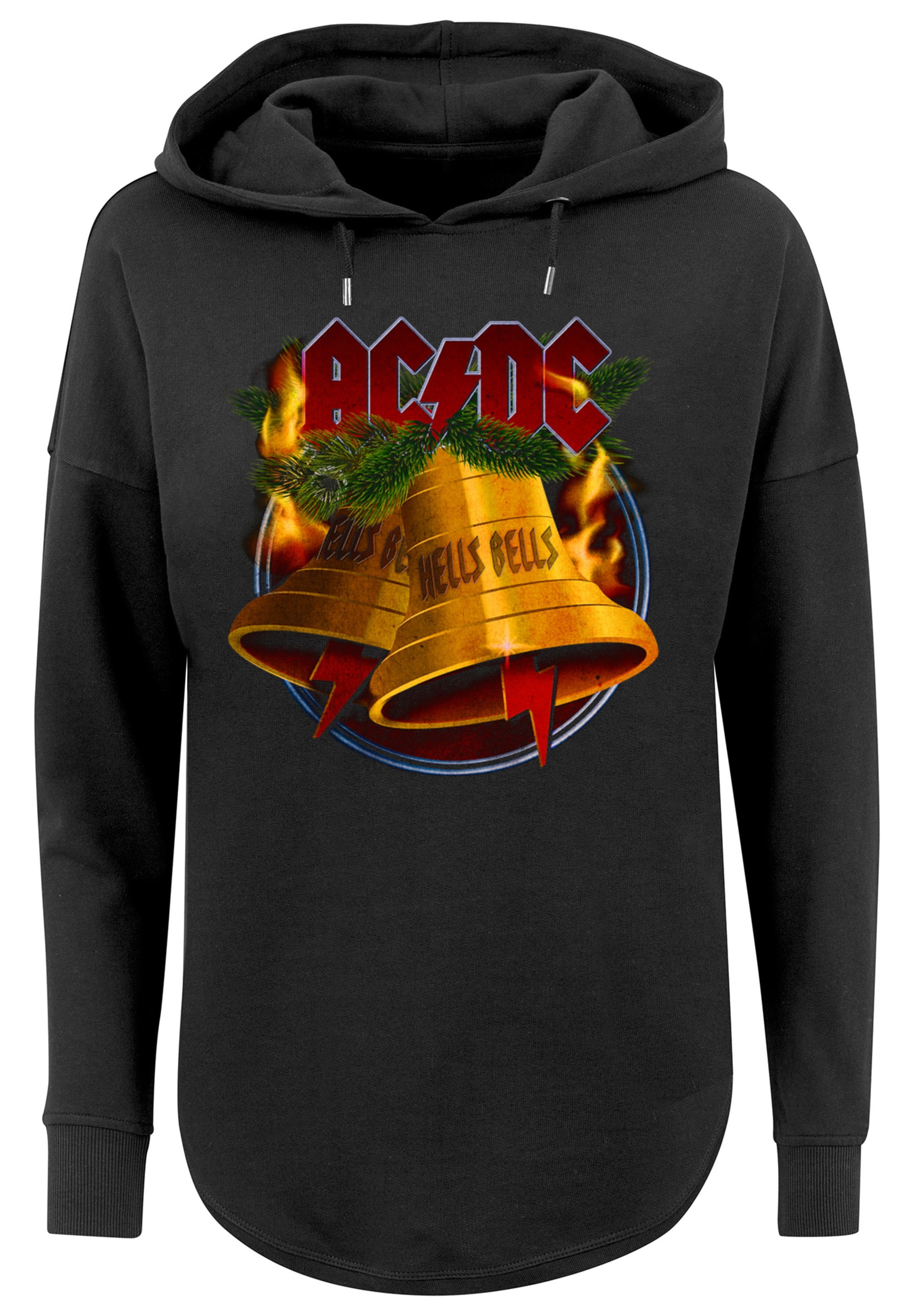 F4NT4STIC Kapuzenpullover »ACDC Christmas Weihnachten Hells Bells«, Print