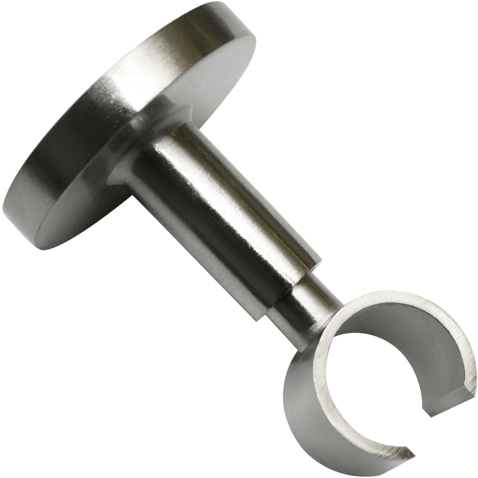 Deckenträger für Gardinenstangen, silber, SCHÖNER WOHNEN-KOLLEKTION, Gardinenstangenhalterungen, "Deckenträger für Ø 20 mm", Serie Einzelprogramm