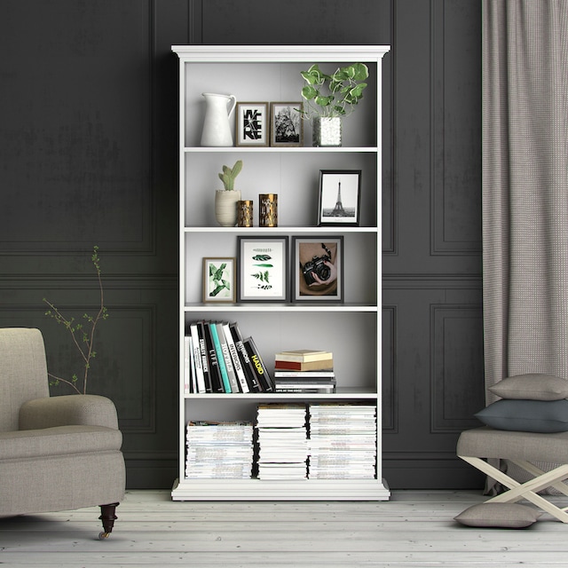 Home affaire Bücherregal »Paris«, mit 4 Einlegeböden für viele  Stauraummöglichkeiten, Höhe 200 cm bestellen | BAUR