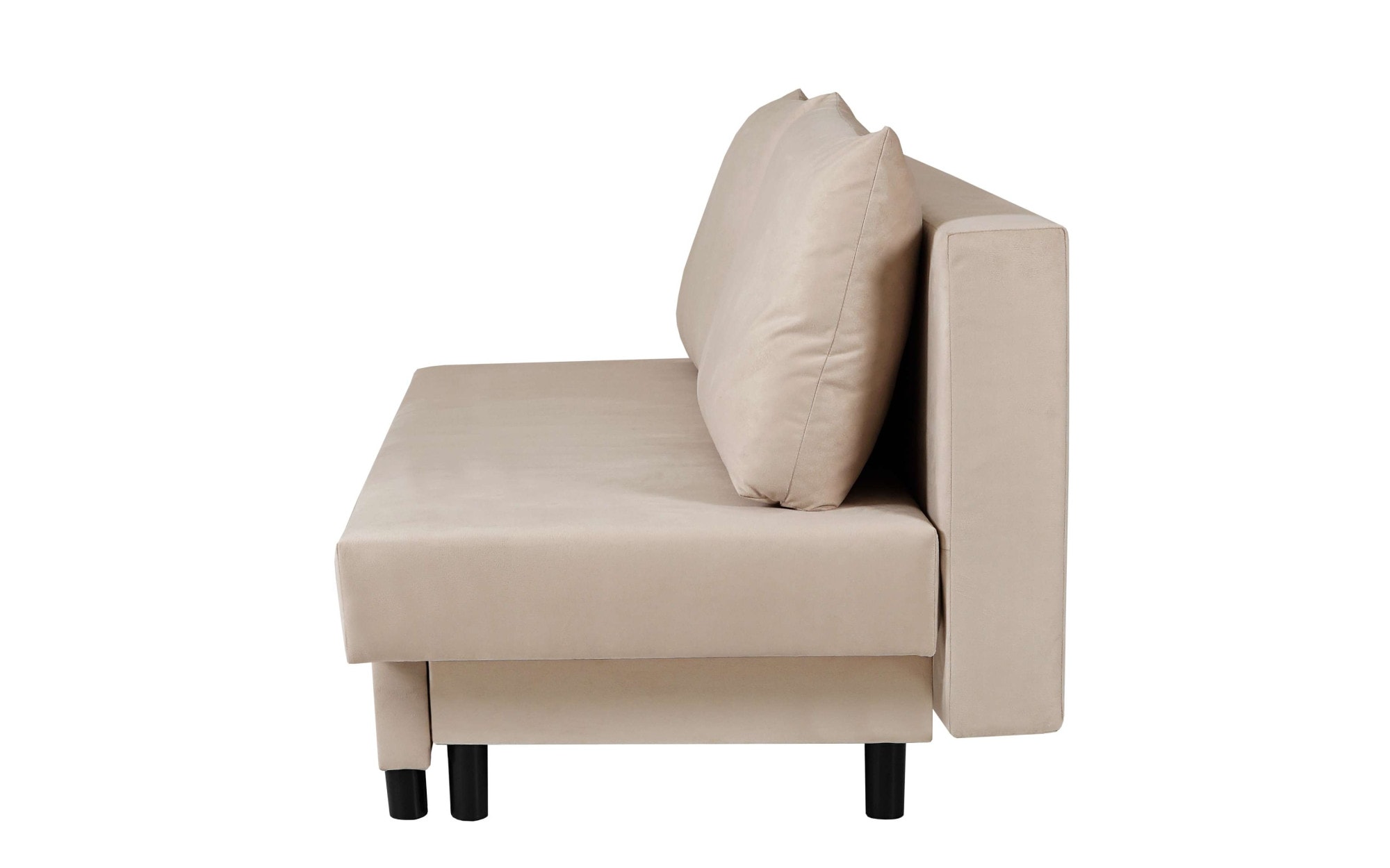 INOSIGN 3-Sitzer »SAWYER Schlafsofa mit Bettkasten und Wellenunterfederung«, pflegeleichte Bezüge: Velvet & Struktur, B/T/H 193/86/83,5 cm