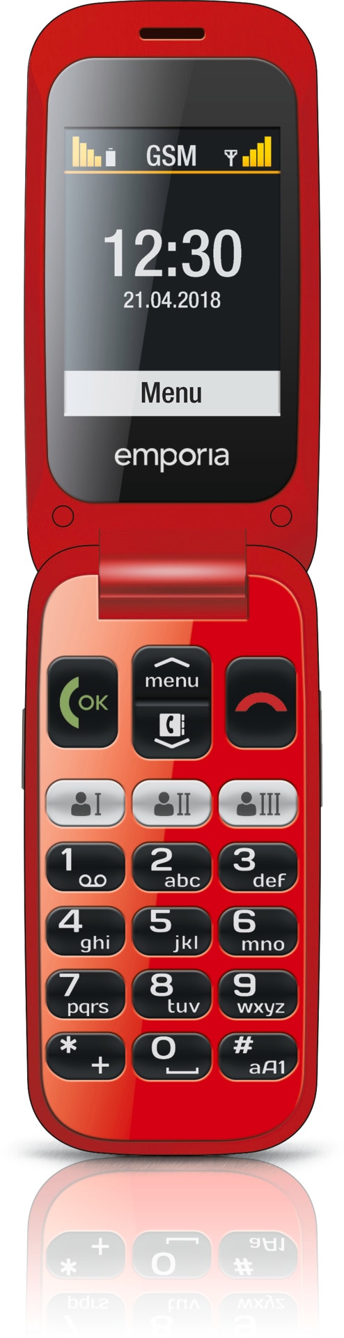 Emporia Klapphandy »ONE V200i«, Rot