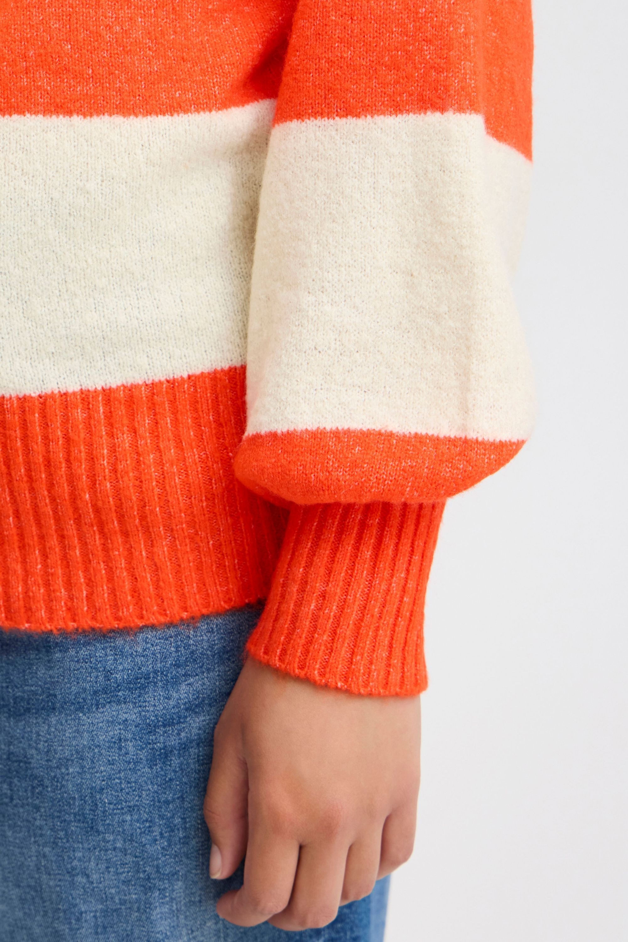 Ichi Strickfleece-Pullover »Strickpullover IHEden«