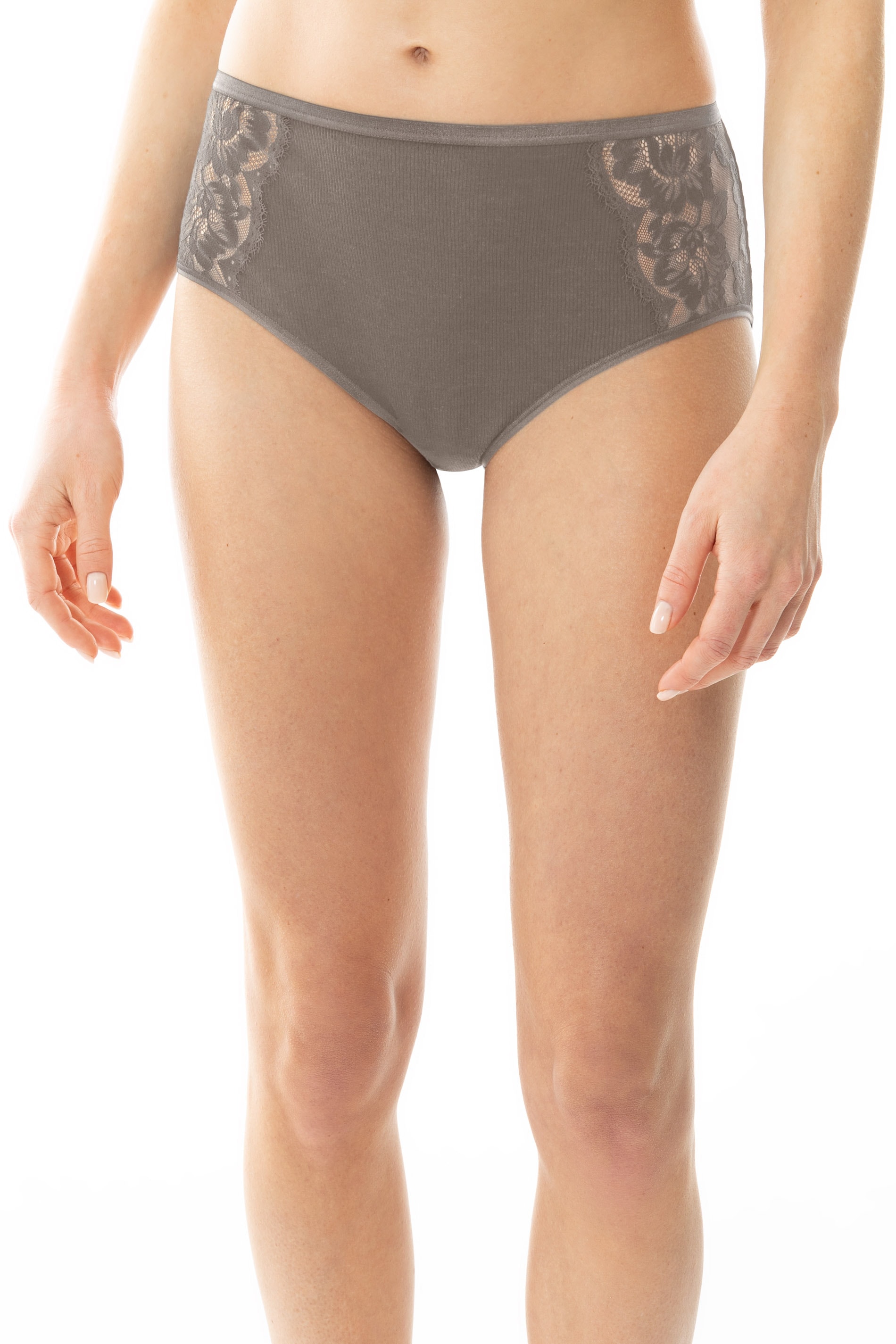 Mey Taillenslip "Wool Love" florale Spitze, Merino-Schurwolle, wärmend