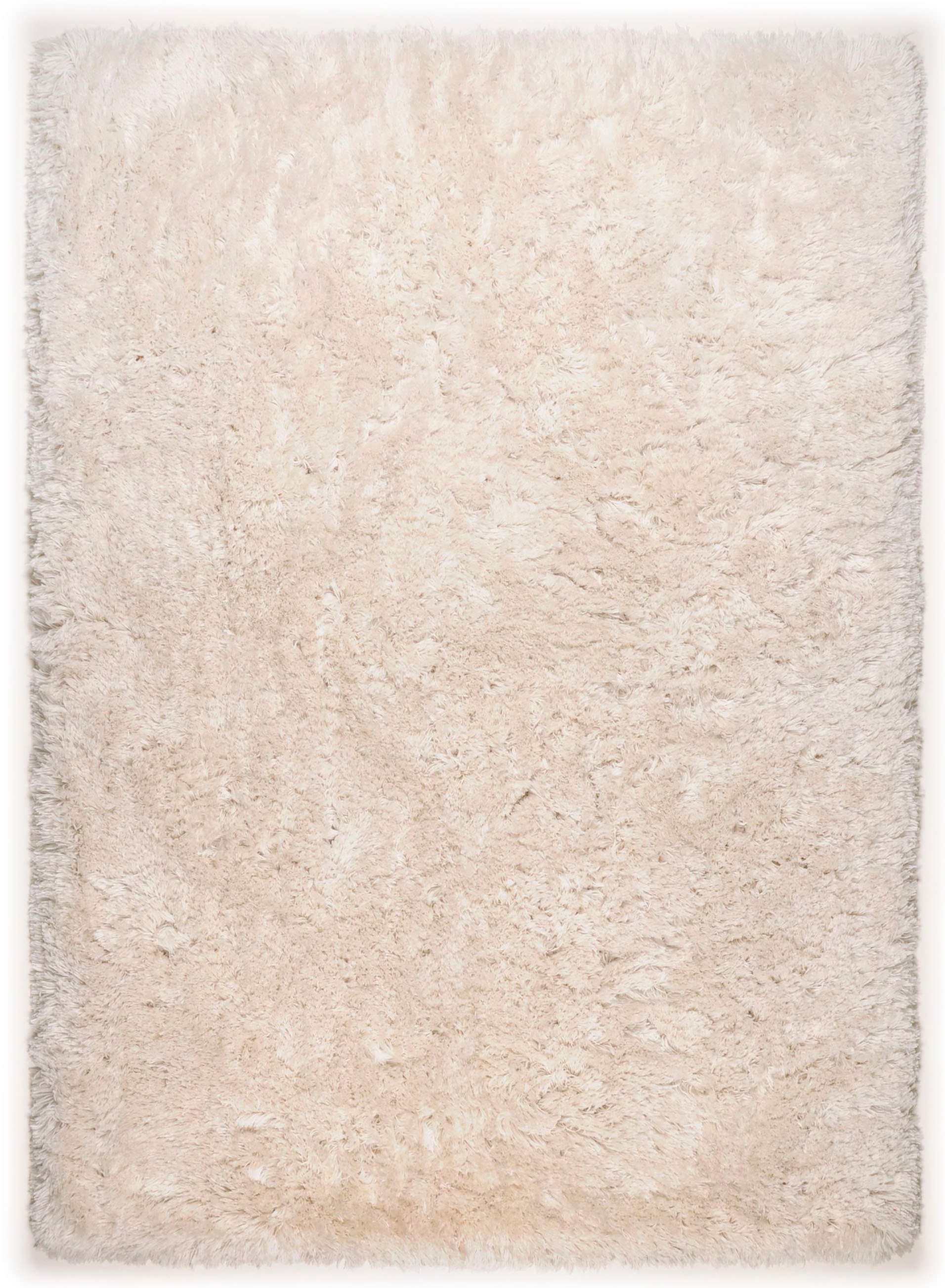 THEKO Hochflor-Teppich »Flokato« rechteckig 60 mm Höhe Uni Farben, handgetuftet, flauschig weich, Wohnzimmer