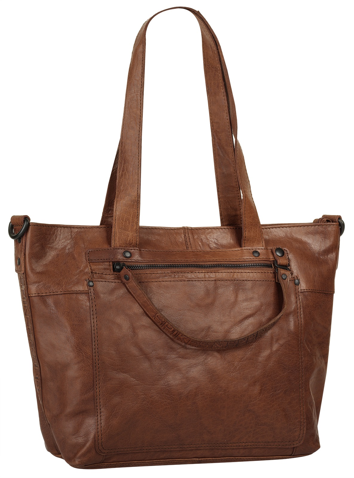 Spikes & Sparrow Shopper echt Leder günstig online kaufen