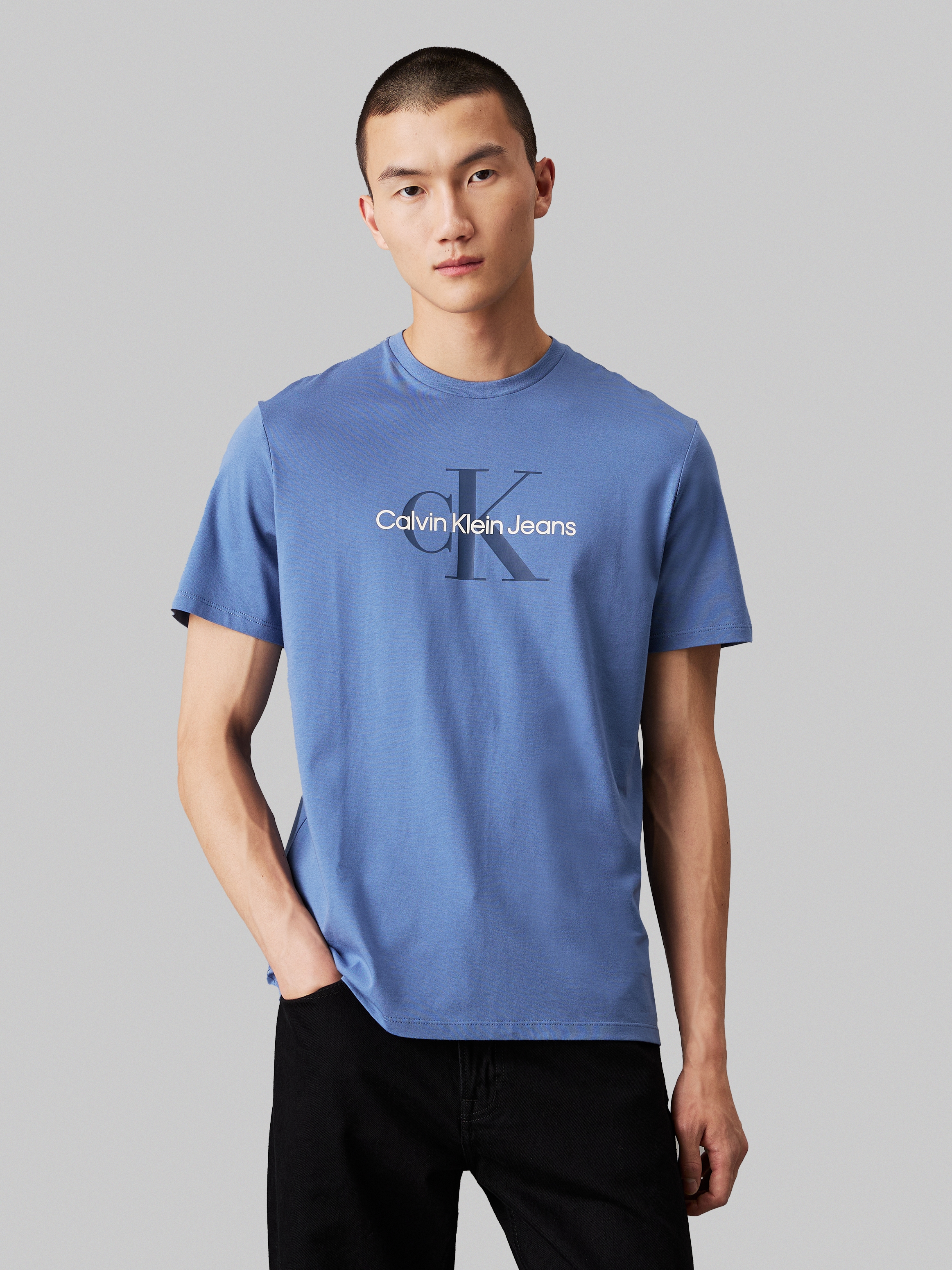 Calvin Klein Jeans T-Shirt "SS Hero Monogram Tee 30S EU Opt", mit Logodruck günstig online kaufen