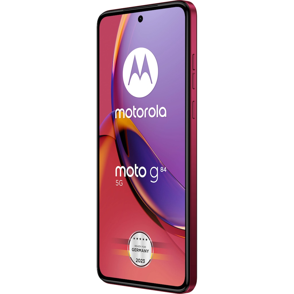 Motorola Smartphone »g84«, Viva Magenta, 16,64 cm/6,55 Zoll, 50 MP Kamera