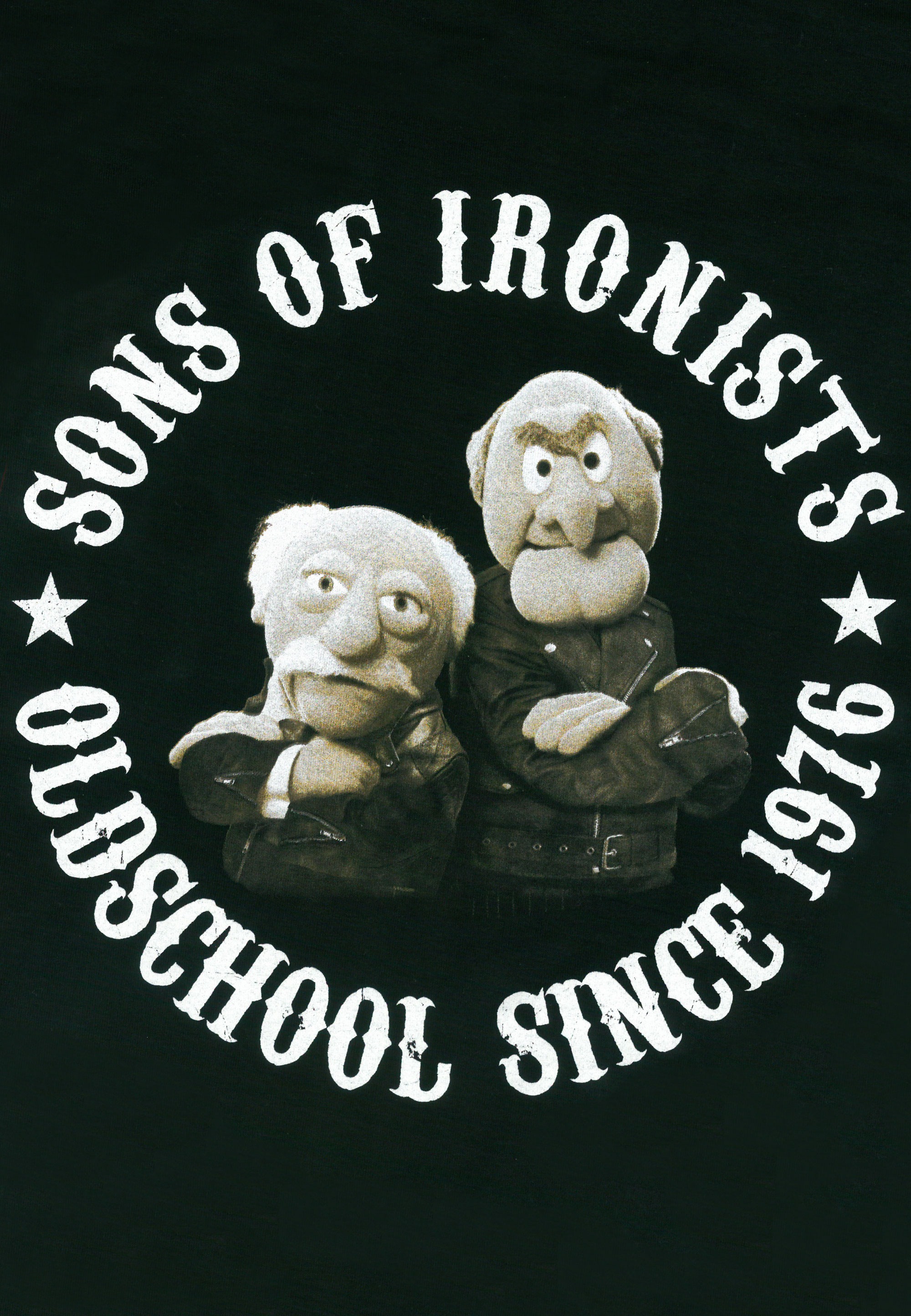 LOGOSHIRT T-Shirt »Muppets - Waldorf & Statler - Sons Of Ironists«, mit coolem Print