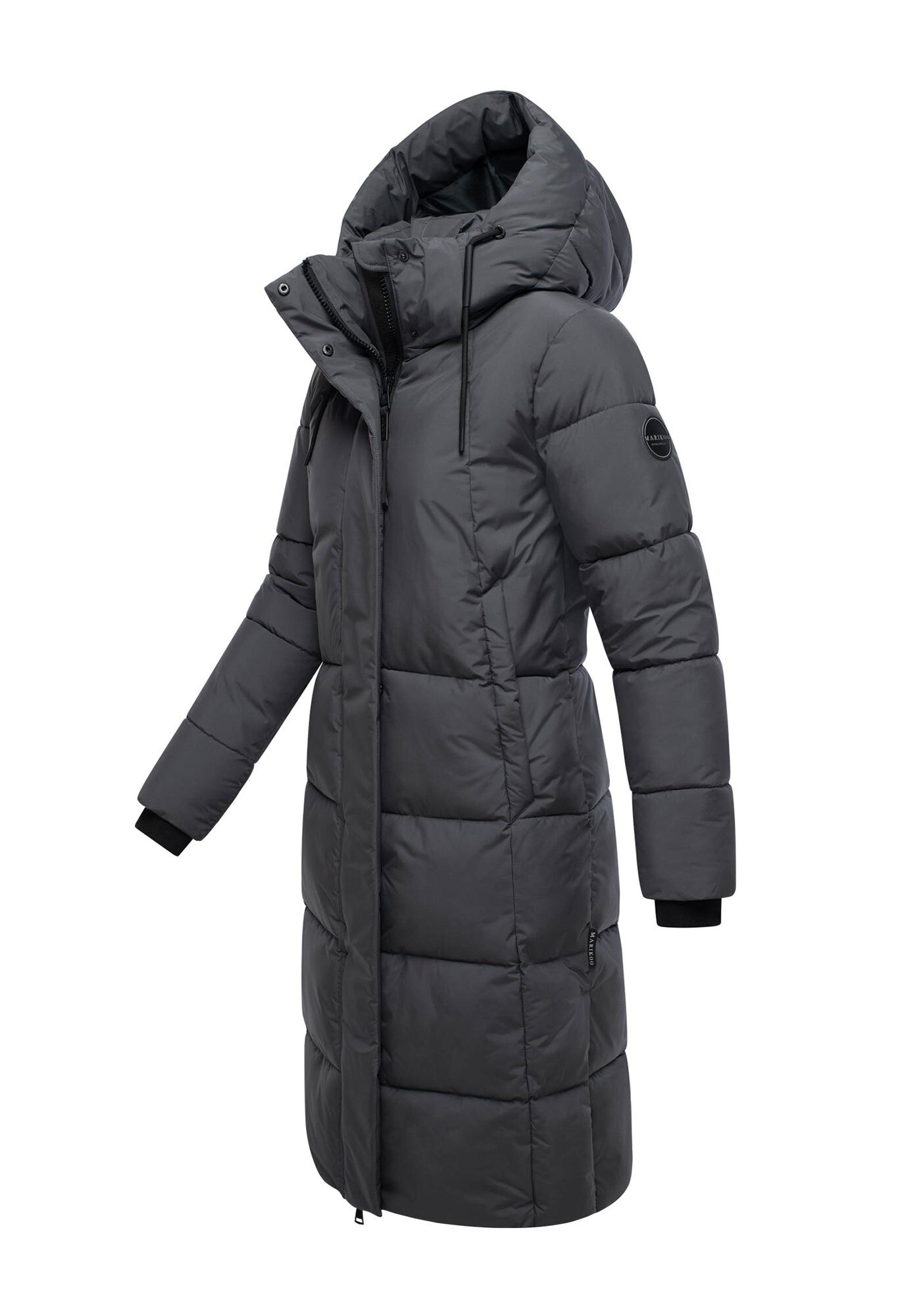 Marikoo Winterjacke »Chumanii«, Belüftungsschlitz mit Druckknopfverschluss