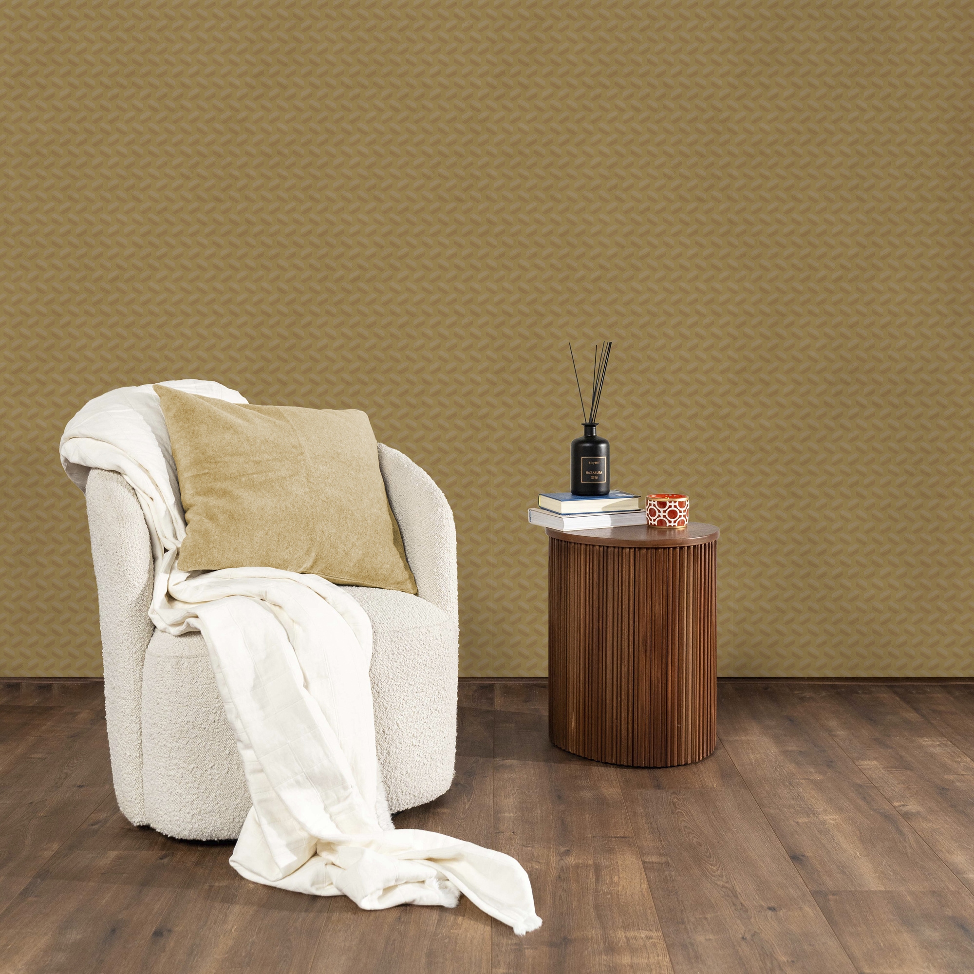 kayori Vliestapete »Myoka« geometrisch glatt 10mx52cm (ca. 5m2)