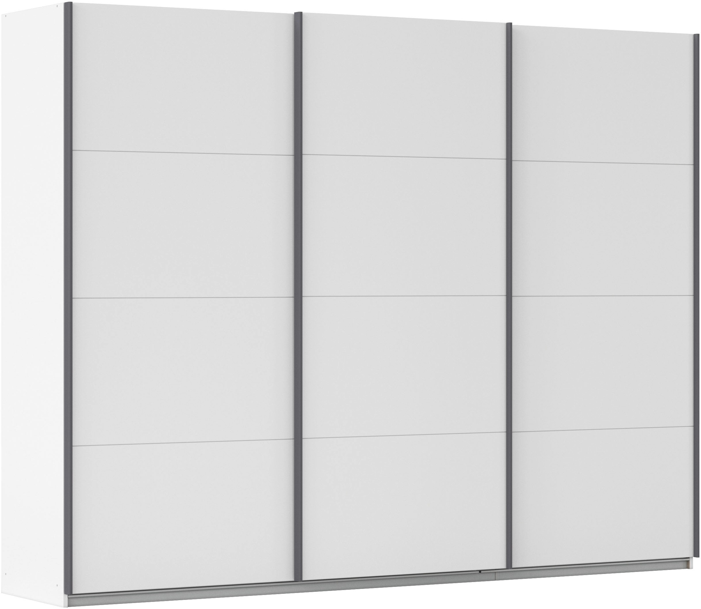 OTTO home Schwebetürenschrank "Kleiderschrank Schrank Garderobe AGORDO mit Dekor- oder Hochglanzfront" Breiten 203/271/315/360 cm in drei Griff-Farben - NEU: Farbe SCHWARZ, in 4 Breiten und 2 Höhen MADE IN GERMANY