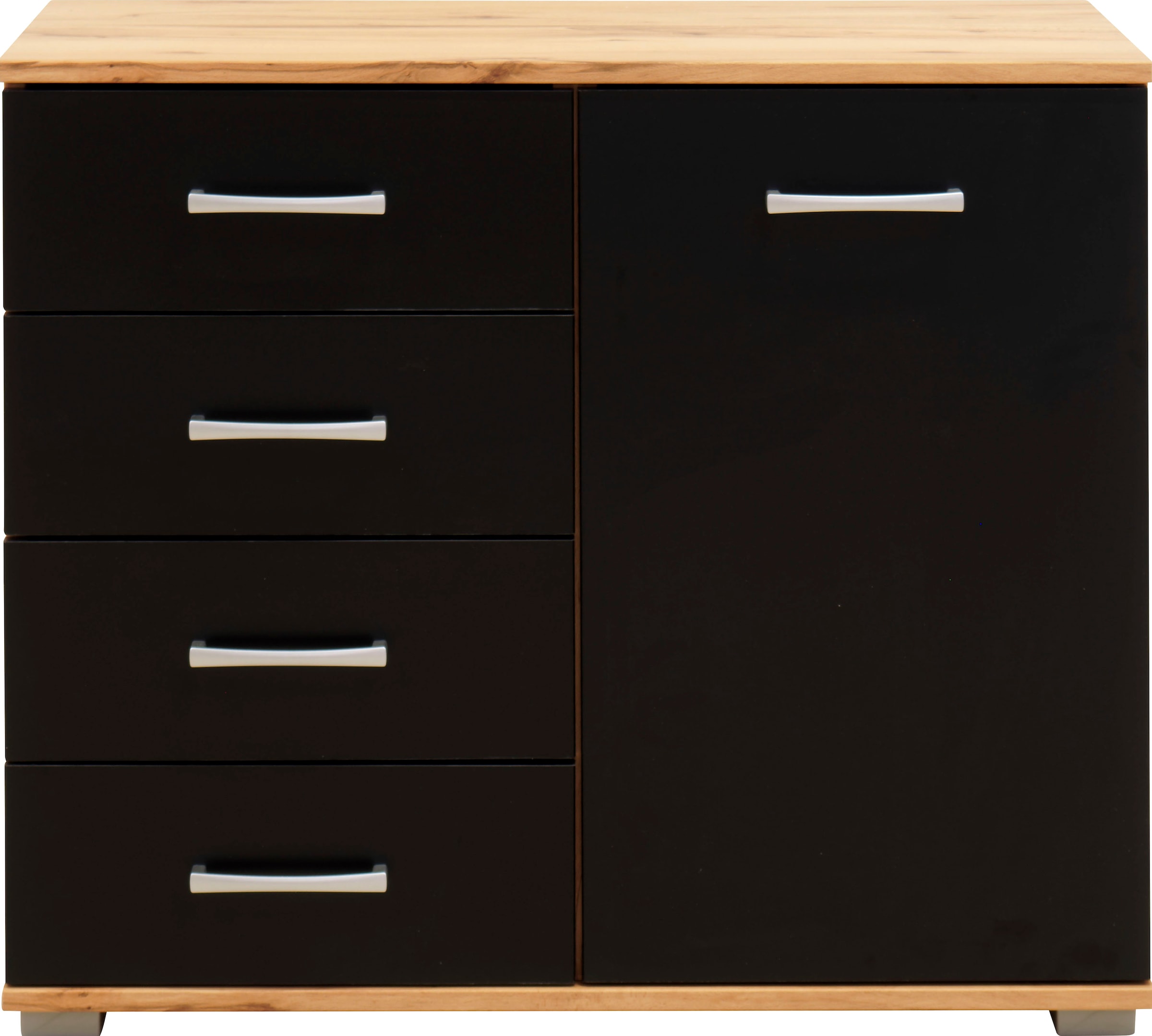 priess Kombikommode "Barcelona mit 4 Schubkästen und Tür in 6 Farben" günstig online kaufen