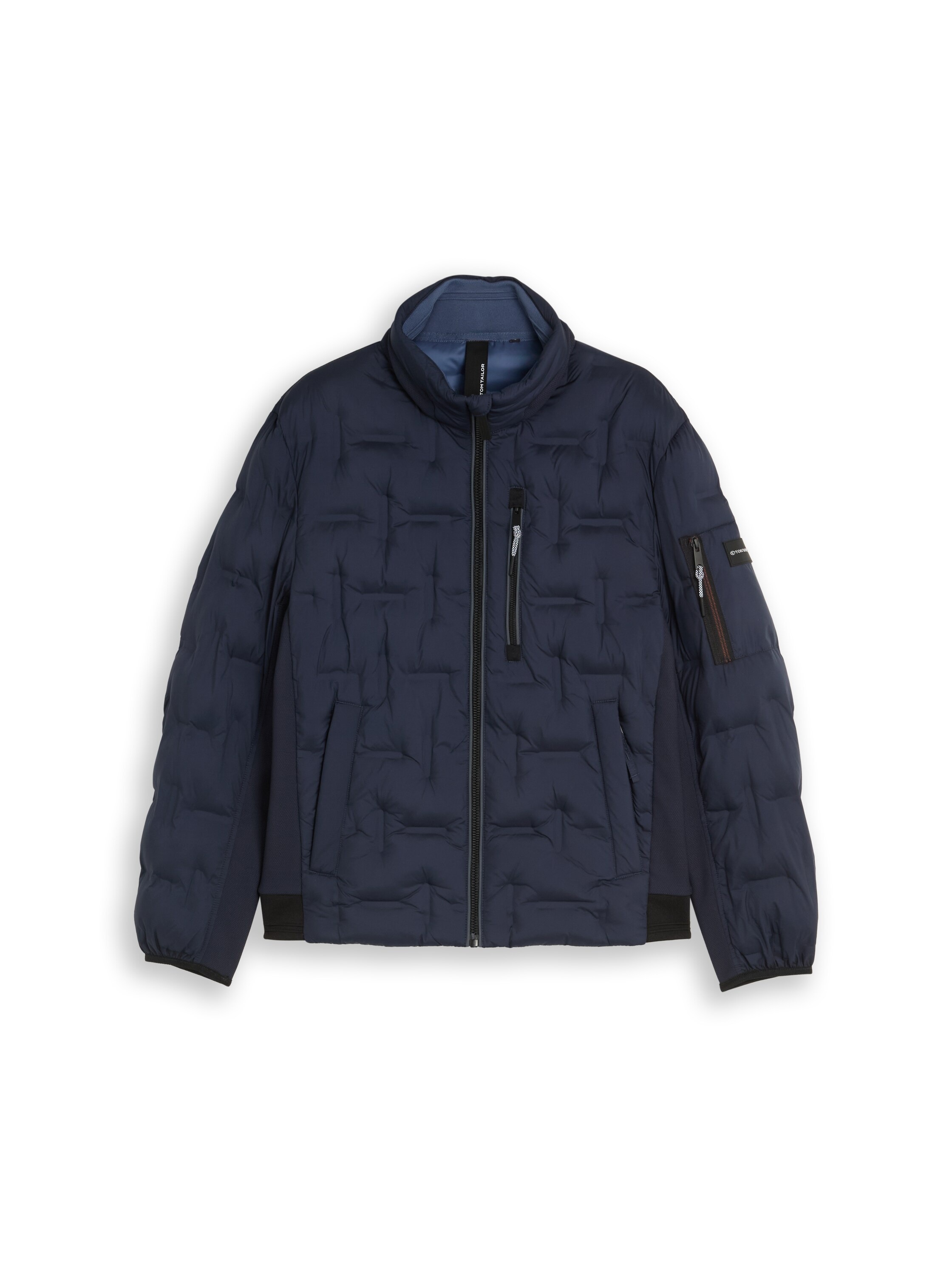 TOM TAILOR Steppjacke ohne Kapuze mit Stehkragen udn Reißverschluss