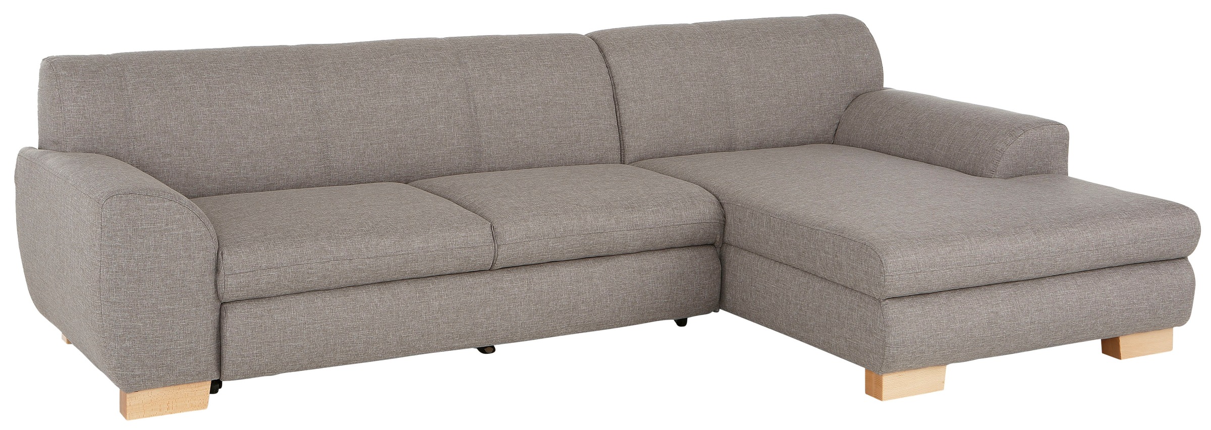 Home affaire Ecksofa "Nika L-Form", Polsterecke, Struktur fein oder Melrose günstig online kaufen