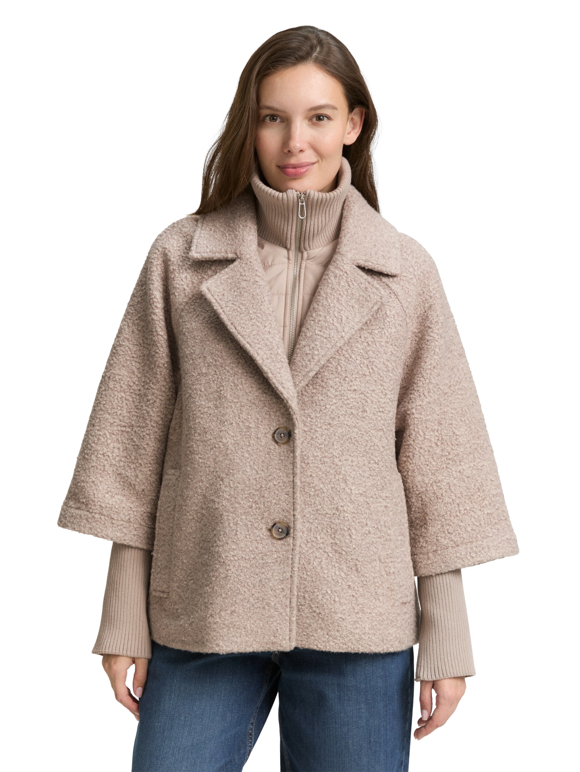 TOM TAILOR Outdoorjacke, im 2-in-1-Look günstig online kaufen