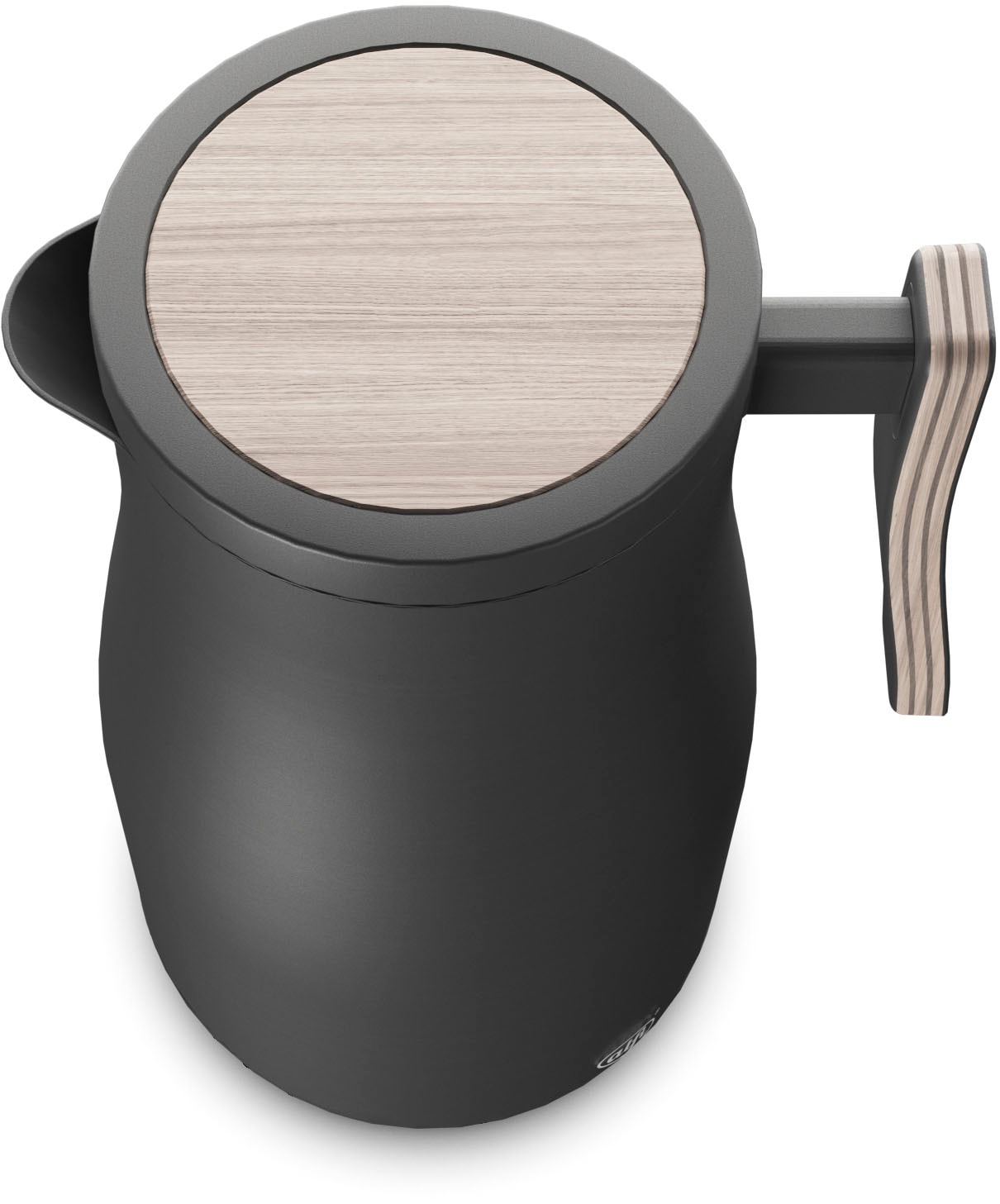 Alfi Isolierkanne »STUDIO ALLURE, aus doppelwandigem Edelstahl«, 1 l, (1 St.), 12h heiß & 24h kalt, ergonomischer Griff, große Öffnung