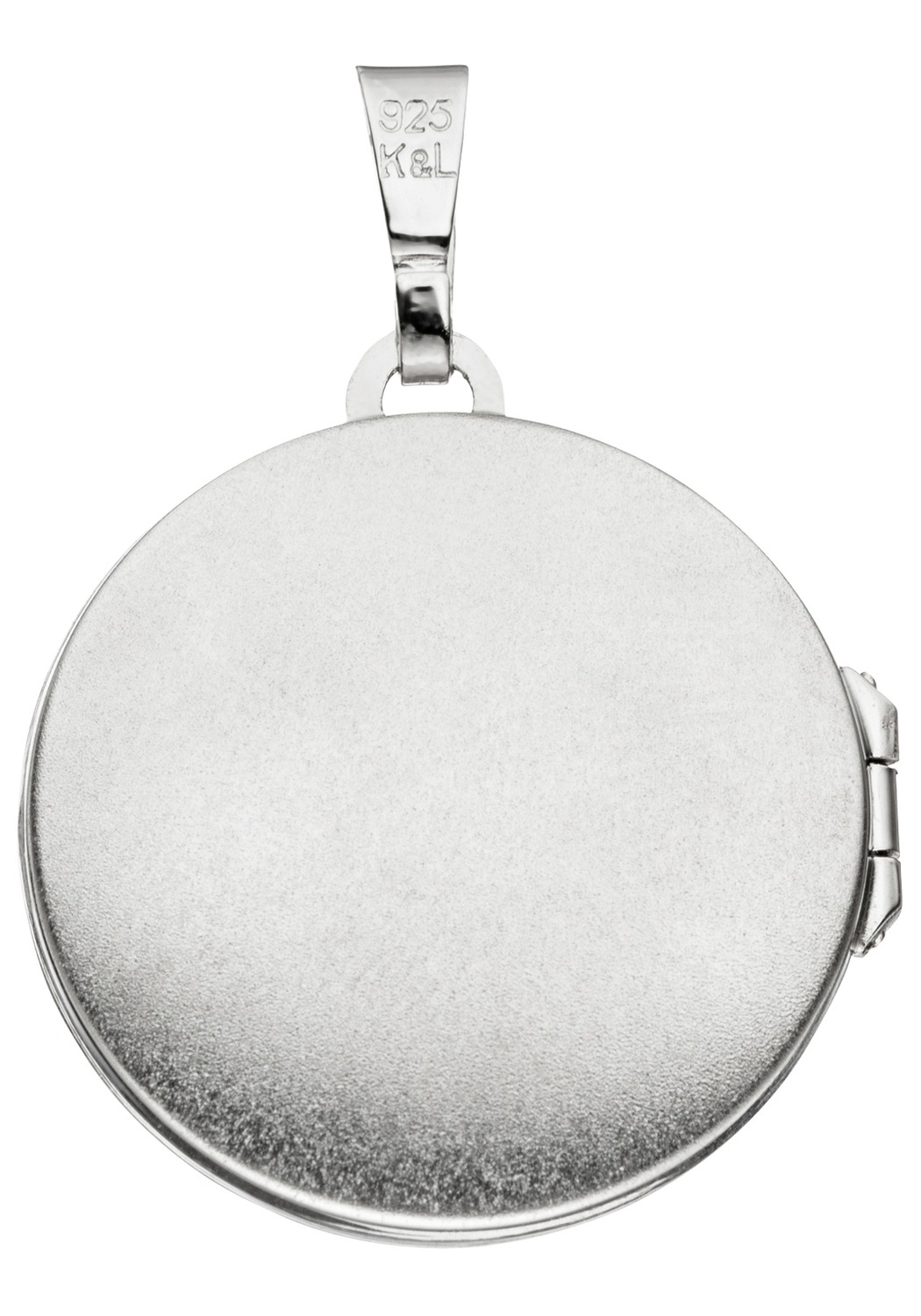 JOBO Medallionanhänger »Anhänger Medaillon Lebensblume rund«, 925 Silber