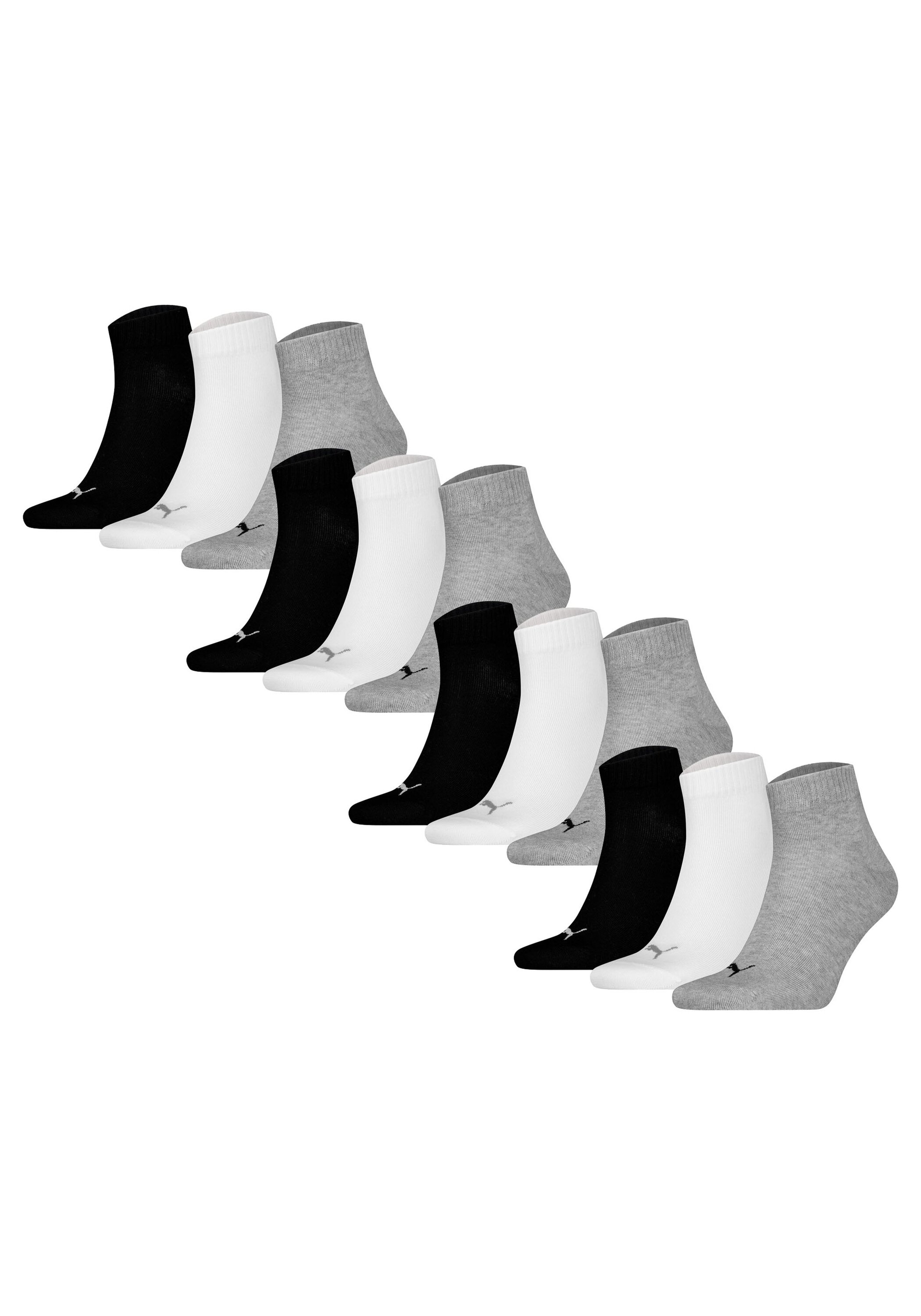 PUMA Kurzsocken "Socken Quarter Plain 12P 12er Pack" 12 Paar tlg.