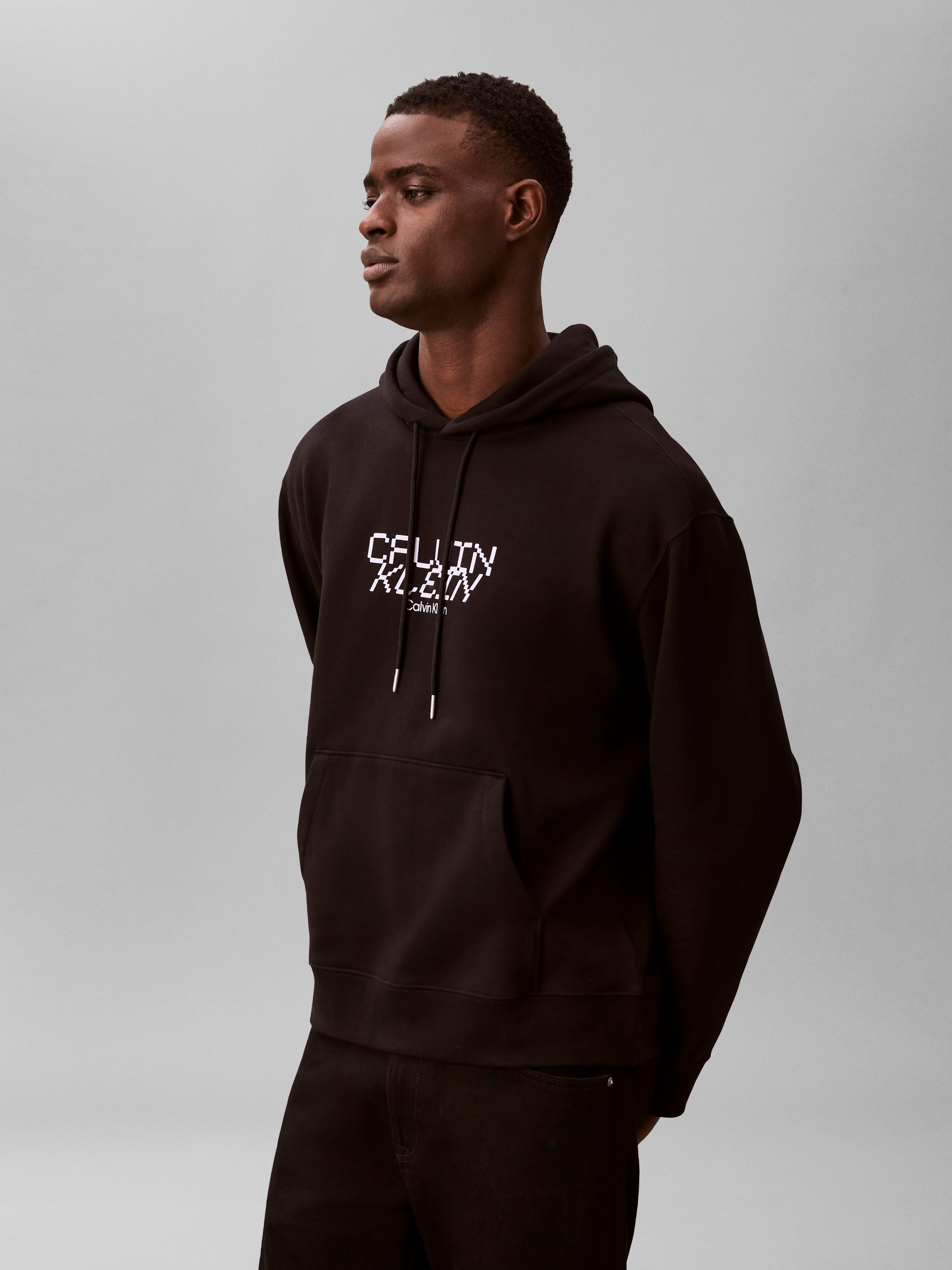 Calvin Klein Kapuzensweatshirt, Regular Fit, Kängurutasche, Logo-Schriftzug günstig online kaufen