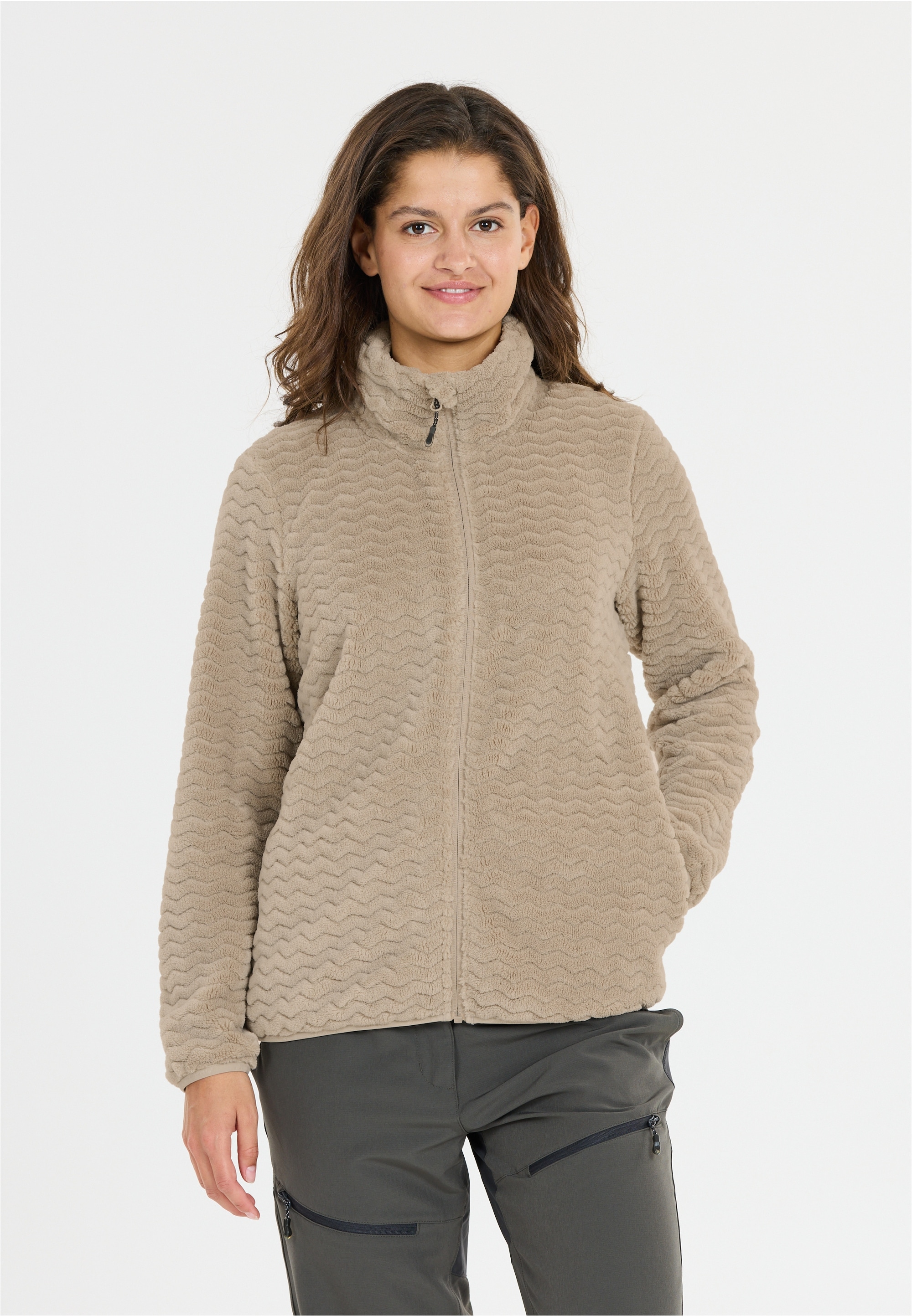 WHISTLER Fleecejacke "Matra" mit stilvollem Muster und kuscheligem Tragegefühl
