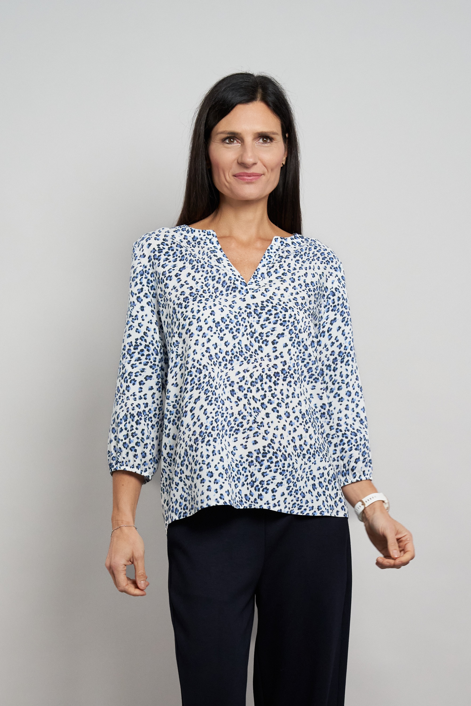 Seidel Moden Druckbluse "Otto exclusiv" mit Minimalmuster - Viskose- MADE I günstig online kaufen