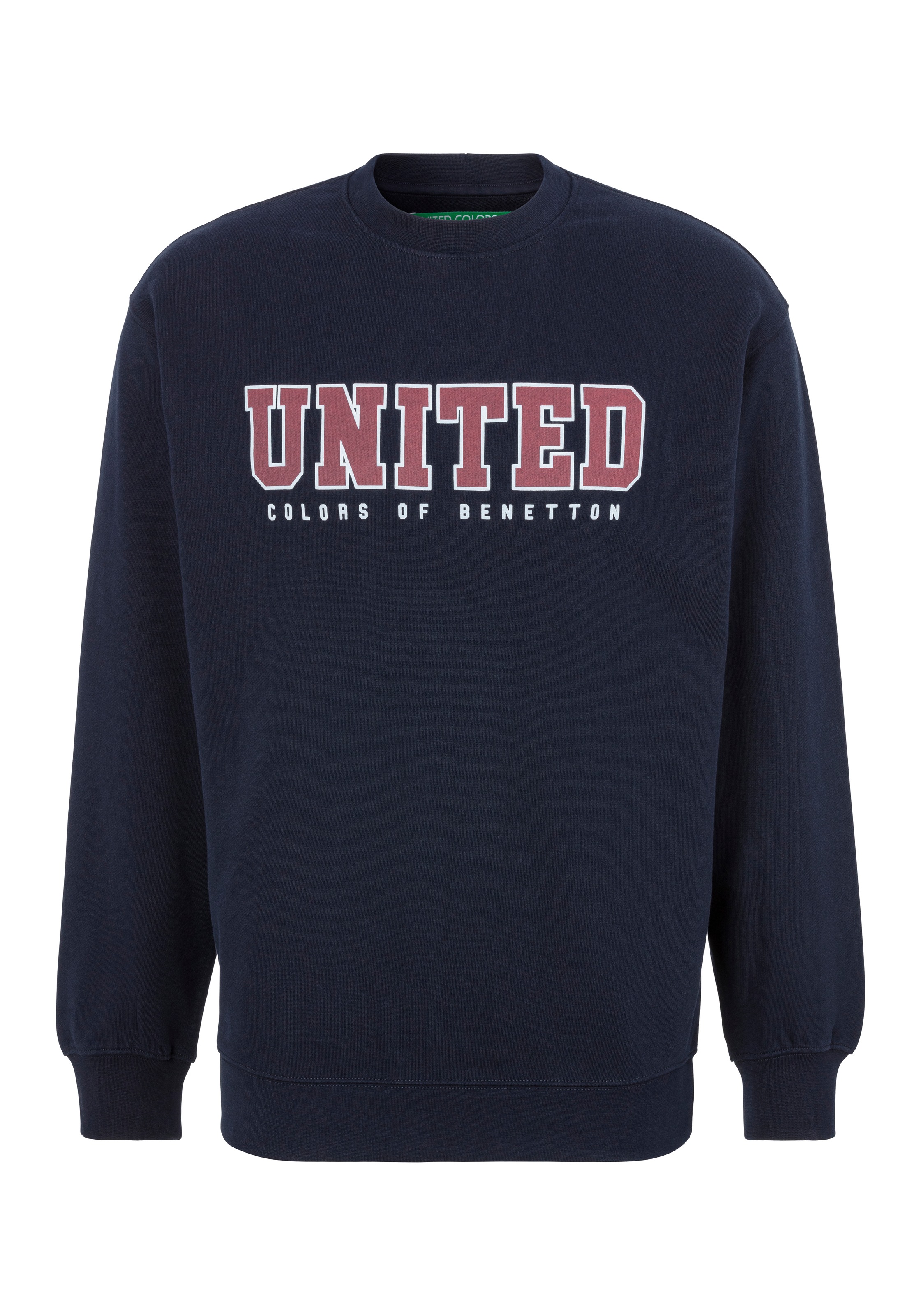 United Colors of Benetton Sweatshirt, mit großem kontrastfarbenen Print günstig online kaufen