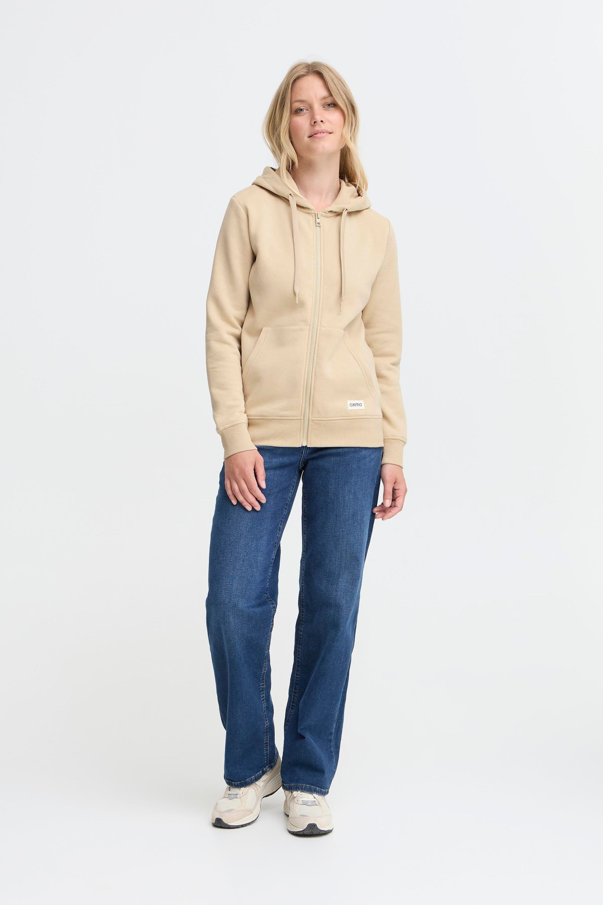 OXMO Kapuzensweatjacke »Kapuzenfleecejacke OXKAREN«