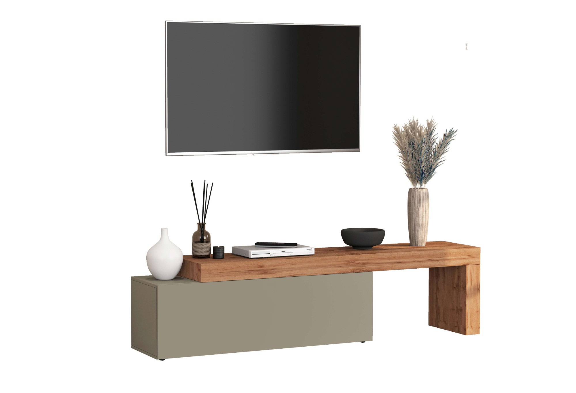 INOSIGN TV-Board "Chronos TV-Board, Lowboard", (1 St., Breite verstellbar v günstig online kaufen