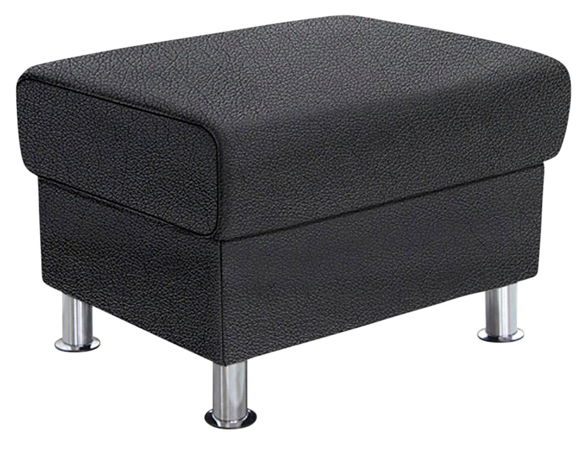 TRENDMANUFAKTUR Hocker "Rondo, Polsterhocker zur Serie, Breite 67 cm, Füße günstig online kaufen