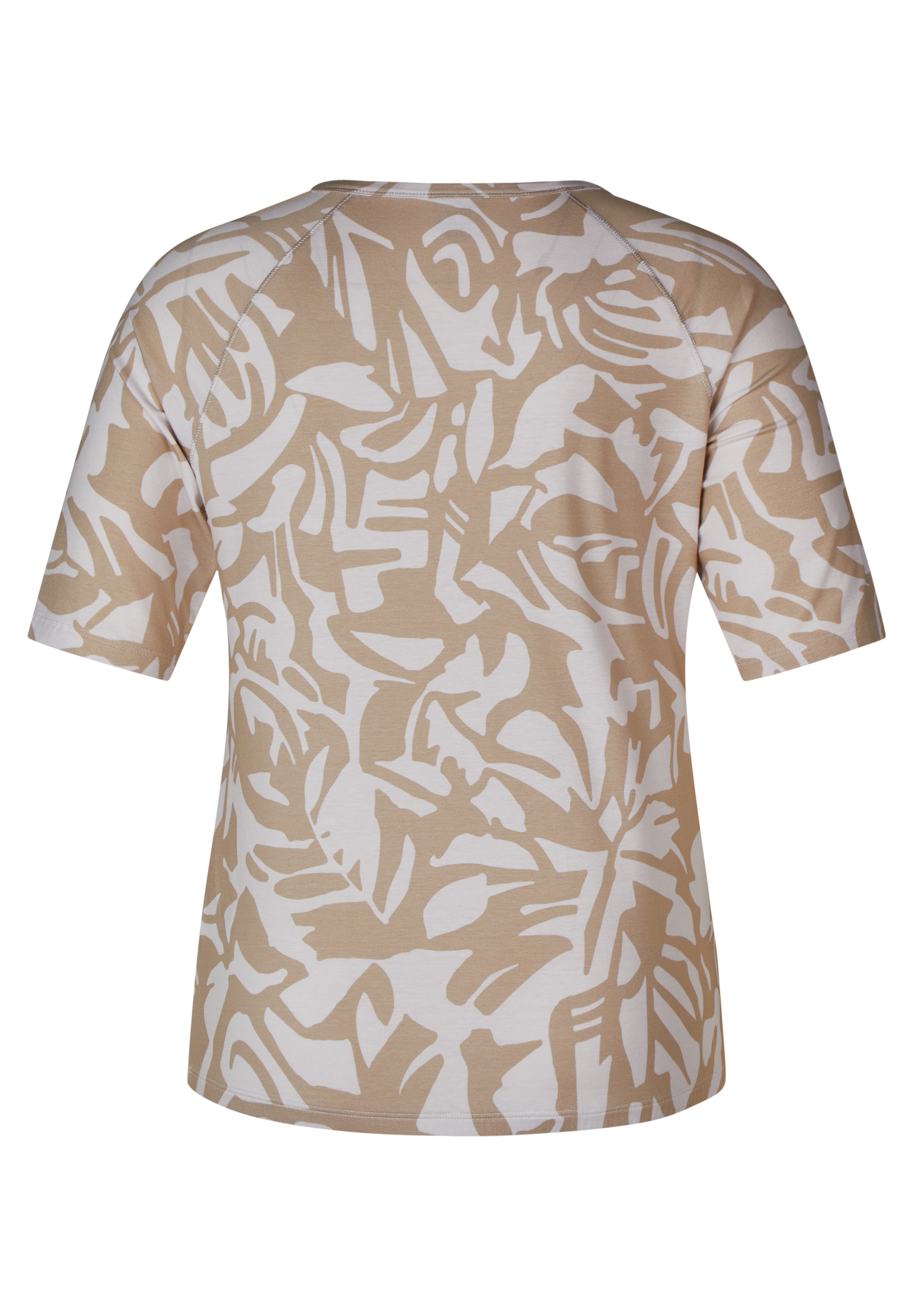 Rabe T-Shirt, mit Allover-Muster und Schriftzug