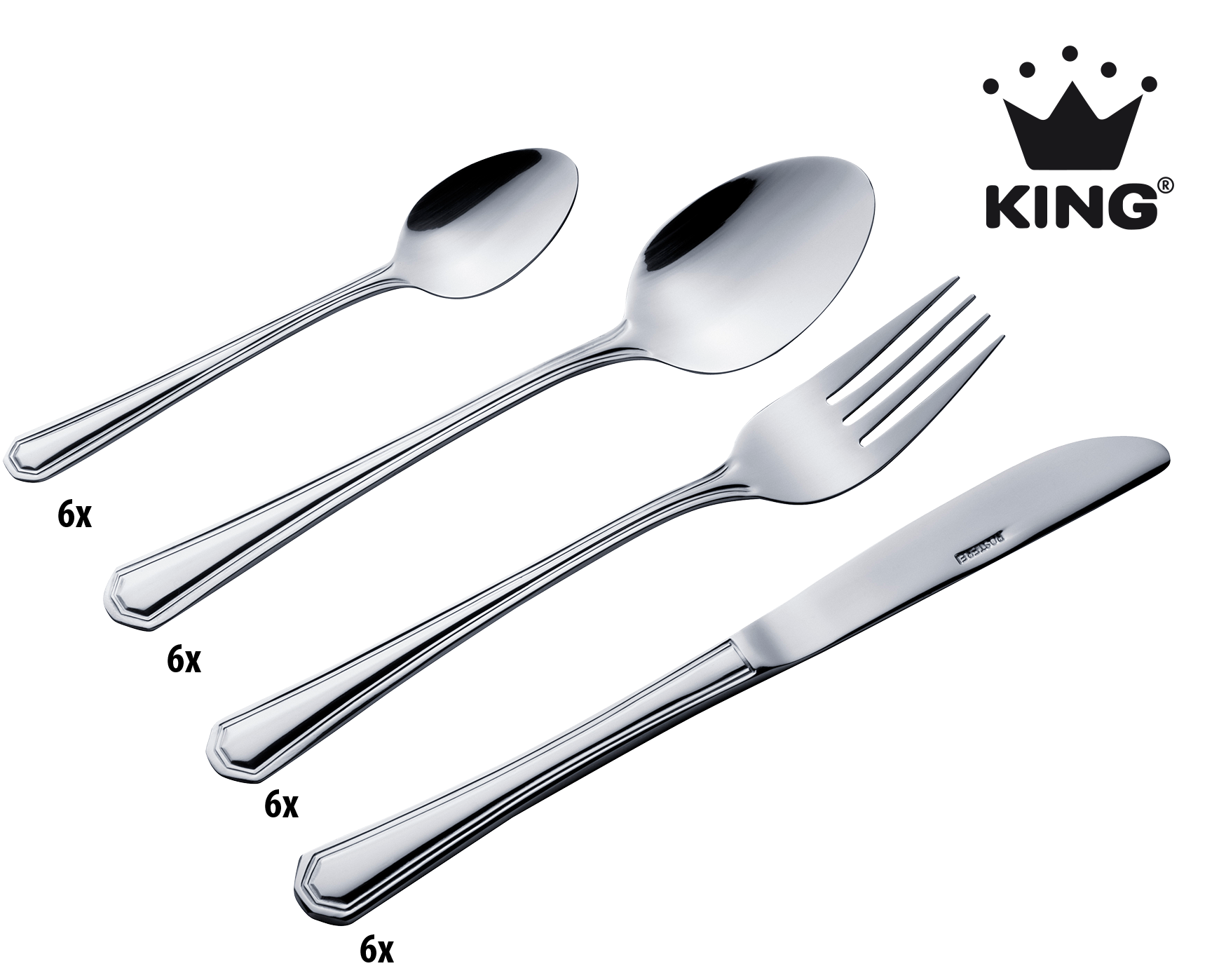 KING Besteck-Set ""Düsseldorf"" Besteck im zeitlosen Design günstig online kaufen