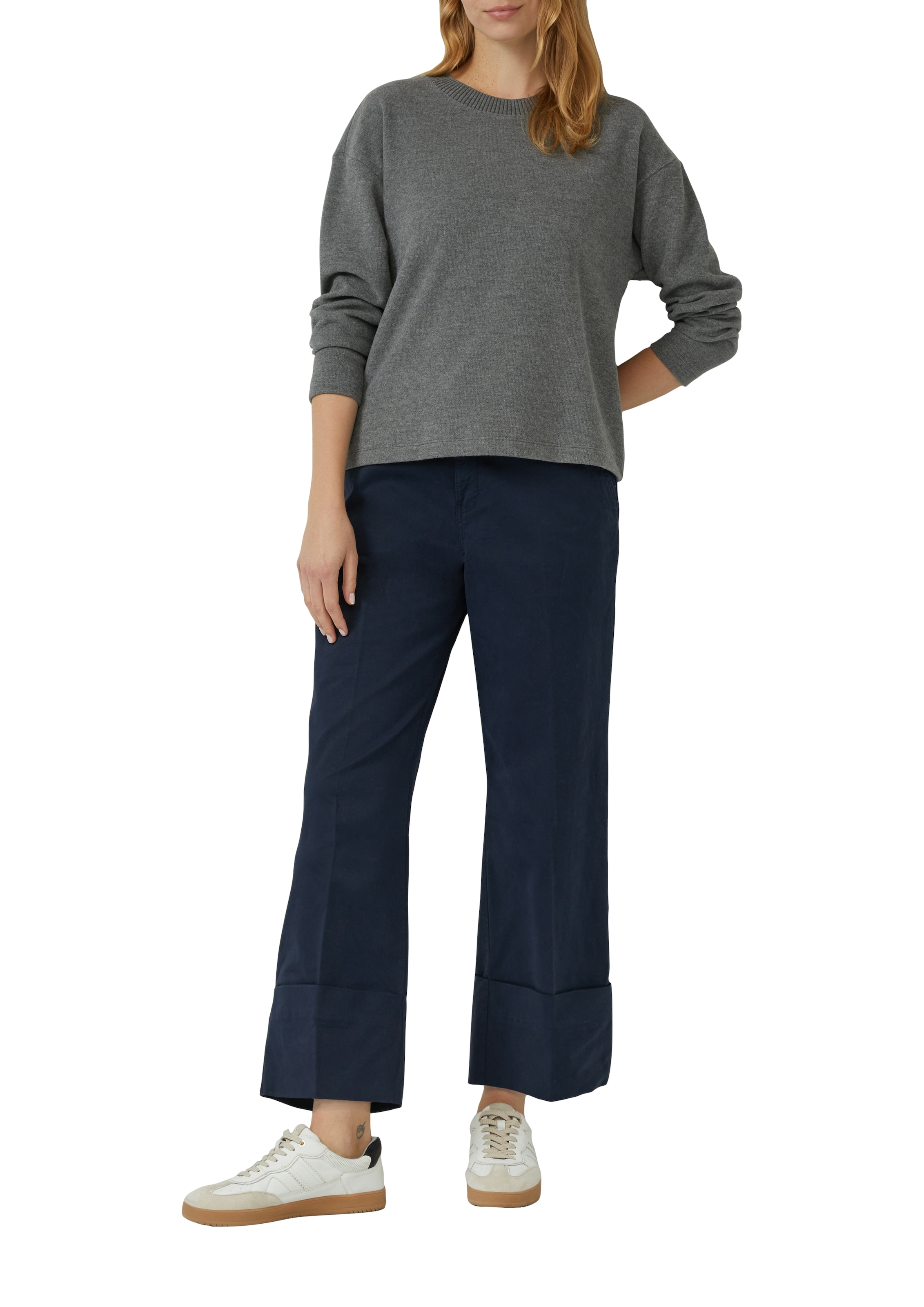 s.Oliver Sweatshirt, mit Rippblende