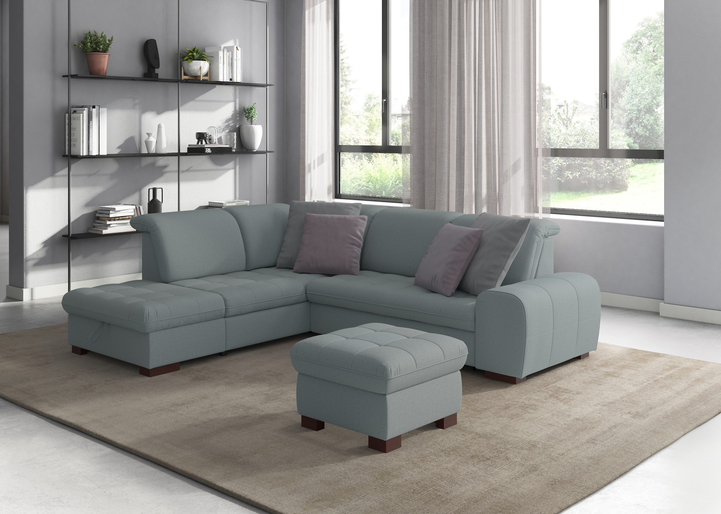 sit&more Ecksofa "Luxor L-Form", wahlweise mit Bettfunktion, Stauraum und K günstig online kaufen