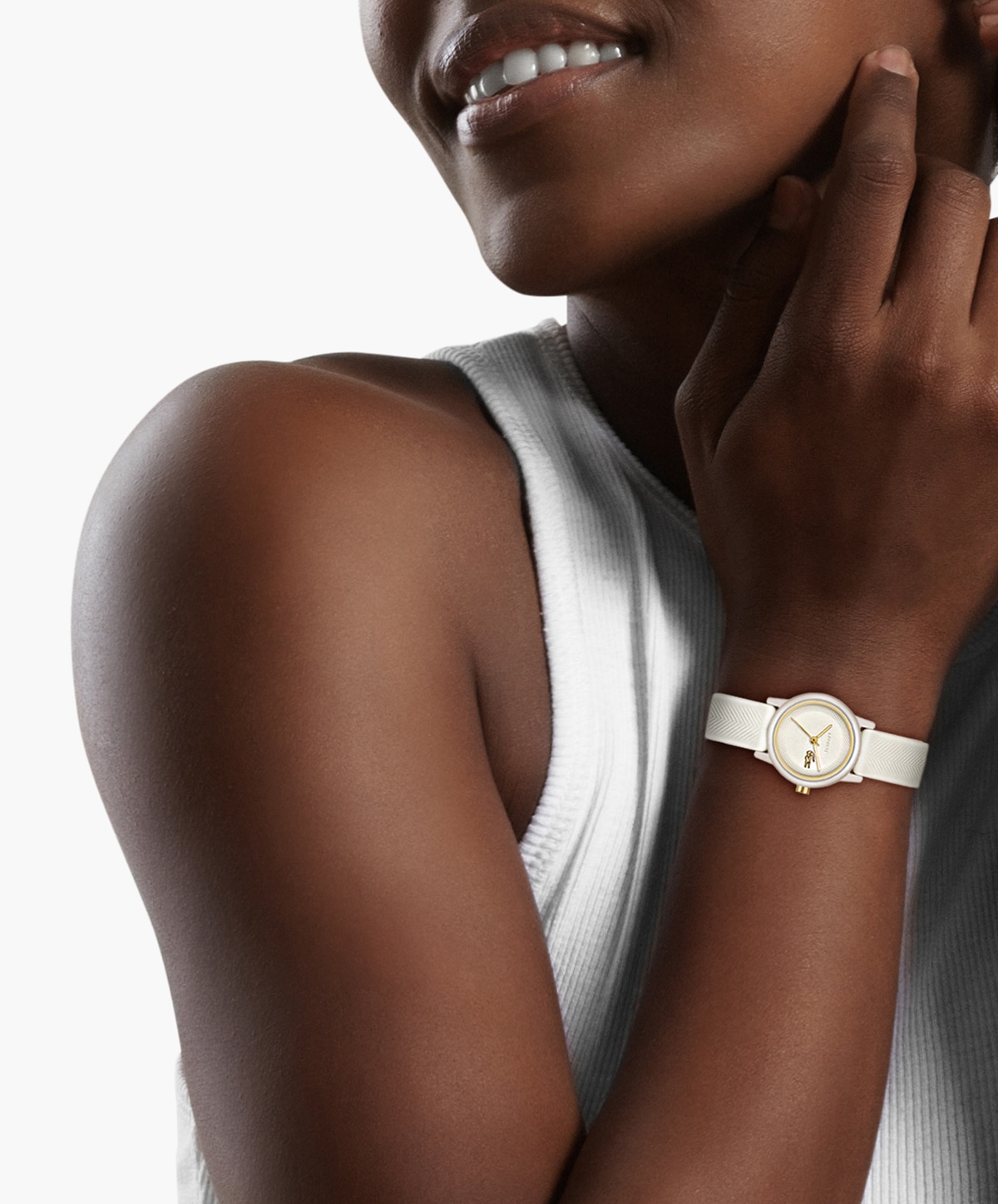 Lacoste Quarzuhr »LACOSTE.12.12 SWIFT« Armbanduhr, Damenuhr, Silikonarmband, analog