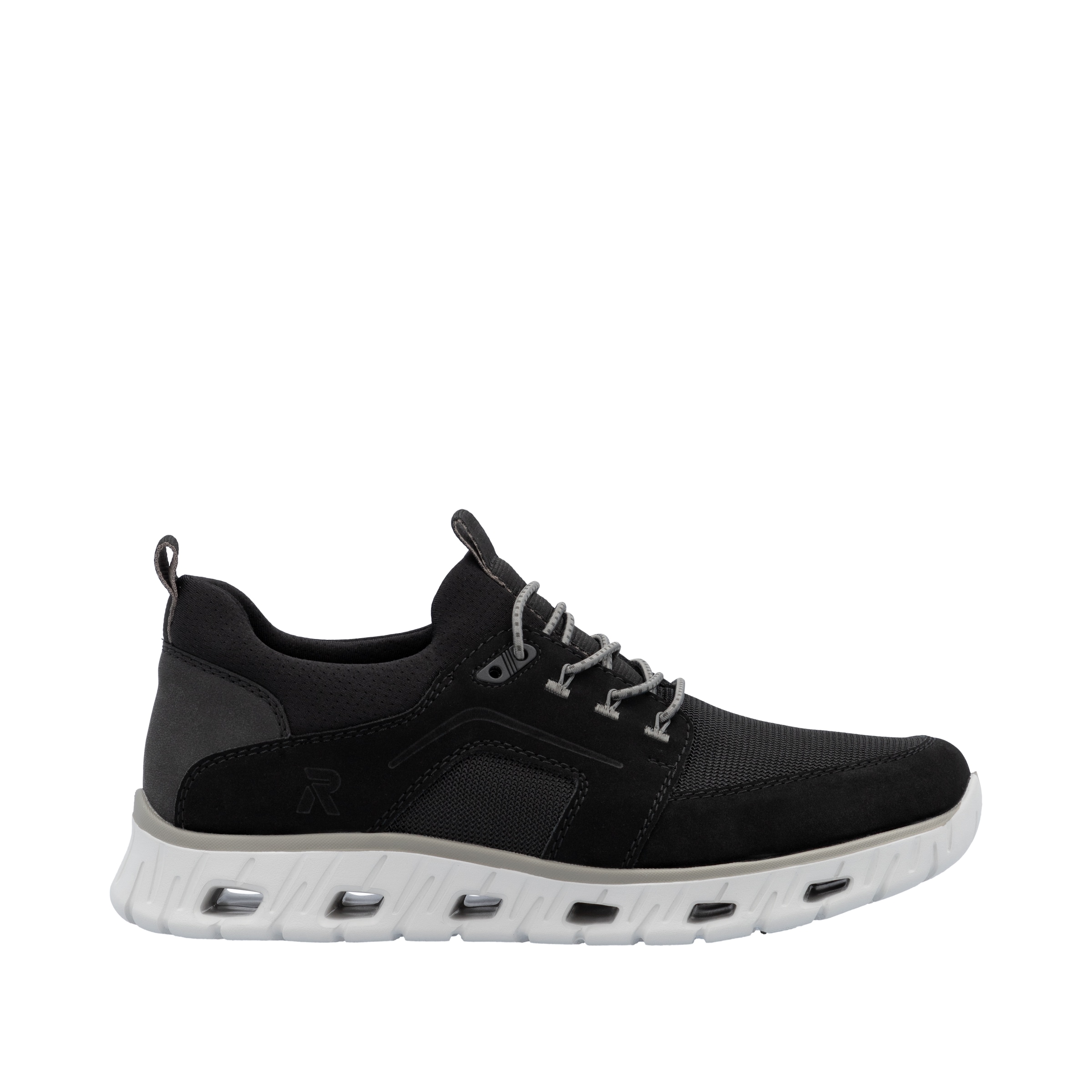RIEKER Sport Slip-On Sneaker, Freizeitschuh, Halbschuh, Slipper mit Anziehlaschen