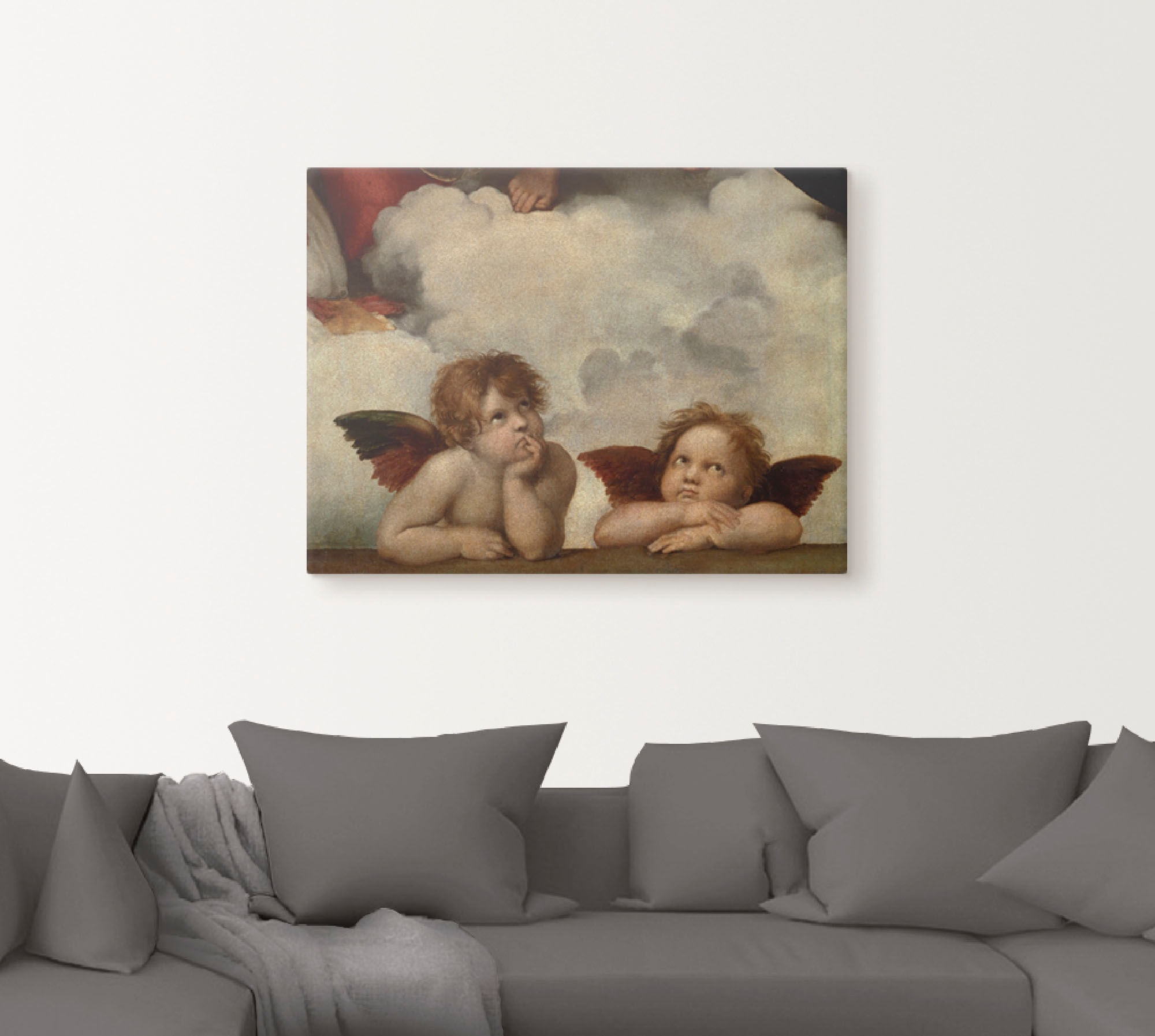 Artland Wandbild "Detail aus Die Sixtinische Madonna." Religion 1 Stk. tlg. günstig online kaufen
