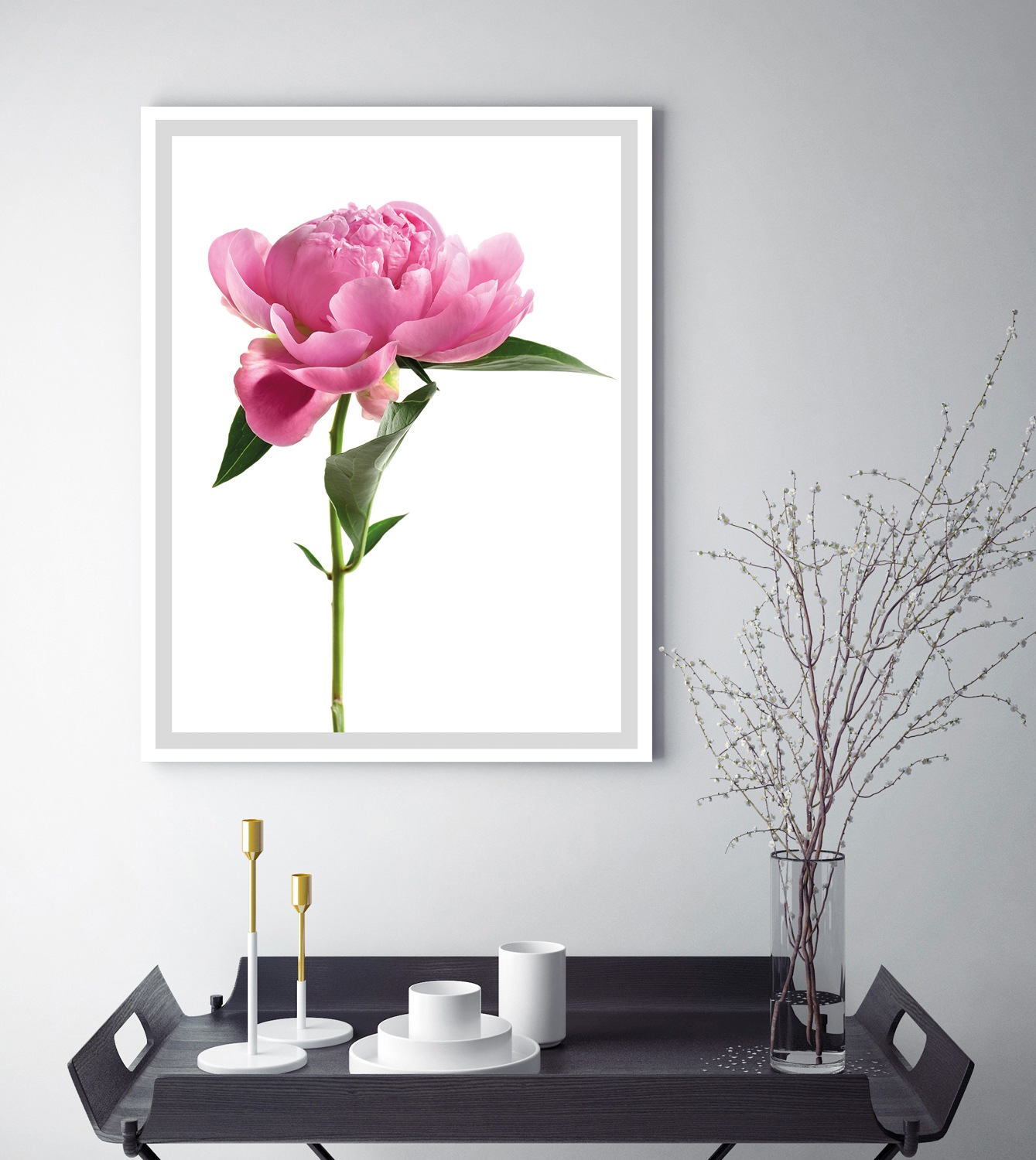 queence Bild »Scar« Blumen | Blumenbilder | Kunst | Pflanzen Rosen, gerahmt