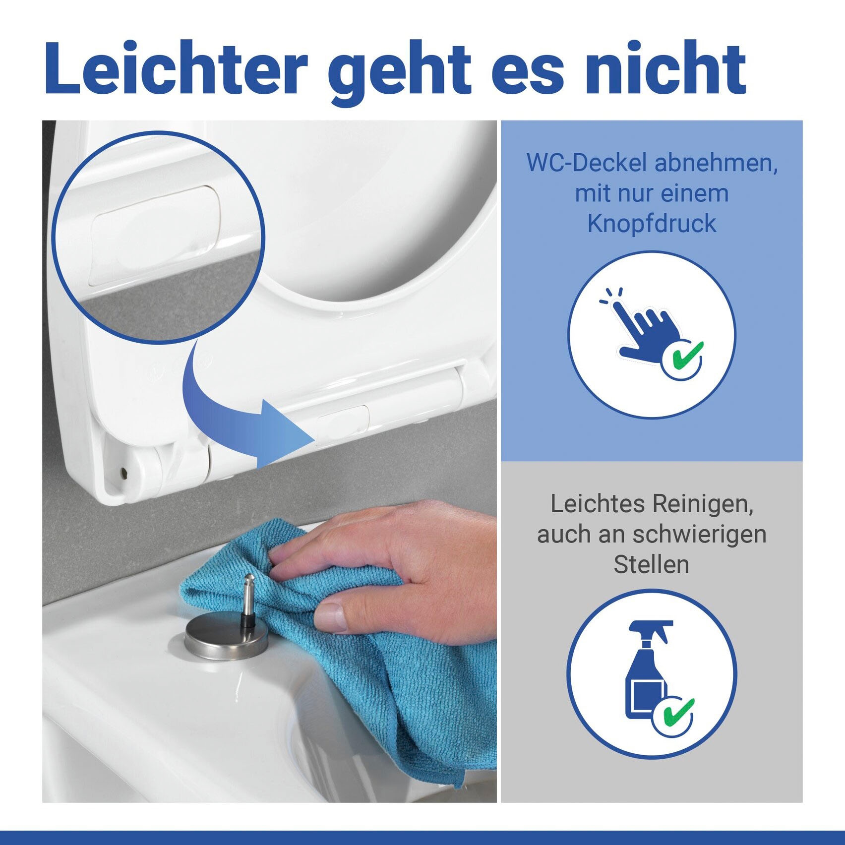 WENKO WC-Sitz »Yak« mit Softclose, aus Thermoplast