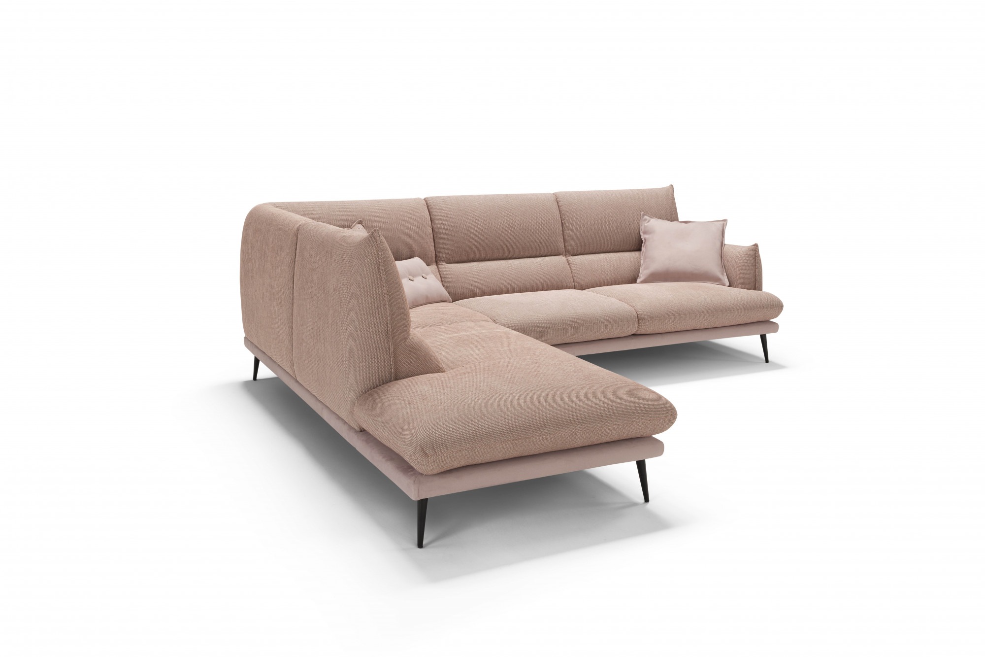 Egoitaliano Ecksofa "FUNNY, hochwertiges und aktuelles Design, bequeme Rück günstig online kaufen