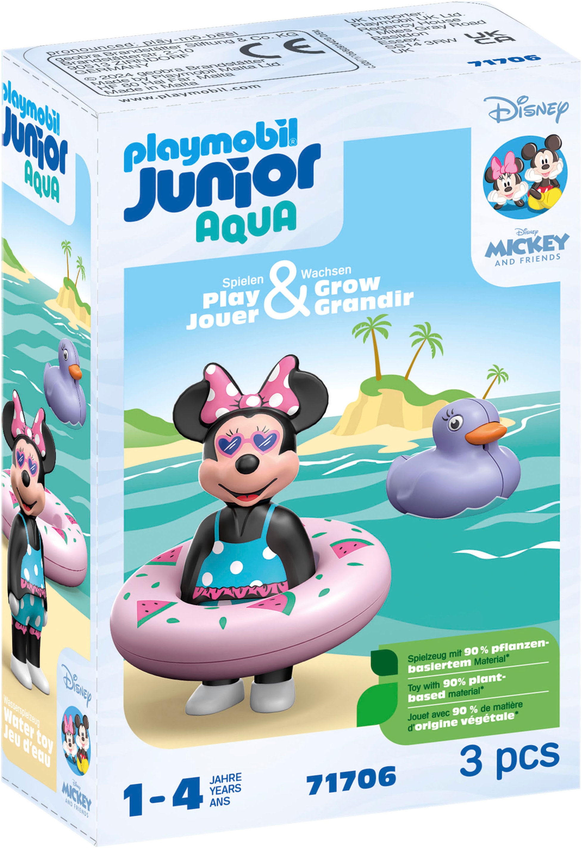 Konstruktions-Spielset »Minnies Strandausflug, JUNIOR & Disney«, (3 St.), Made in Europe