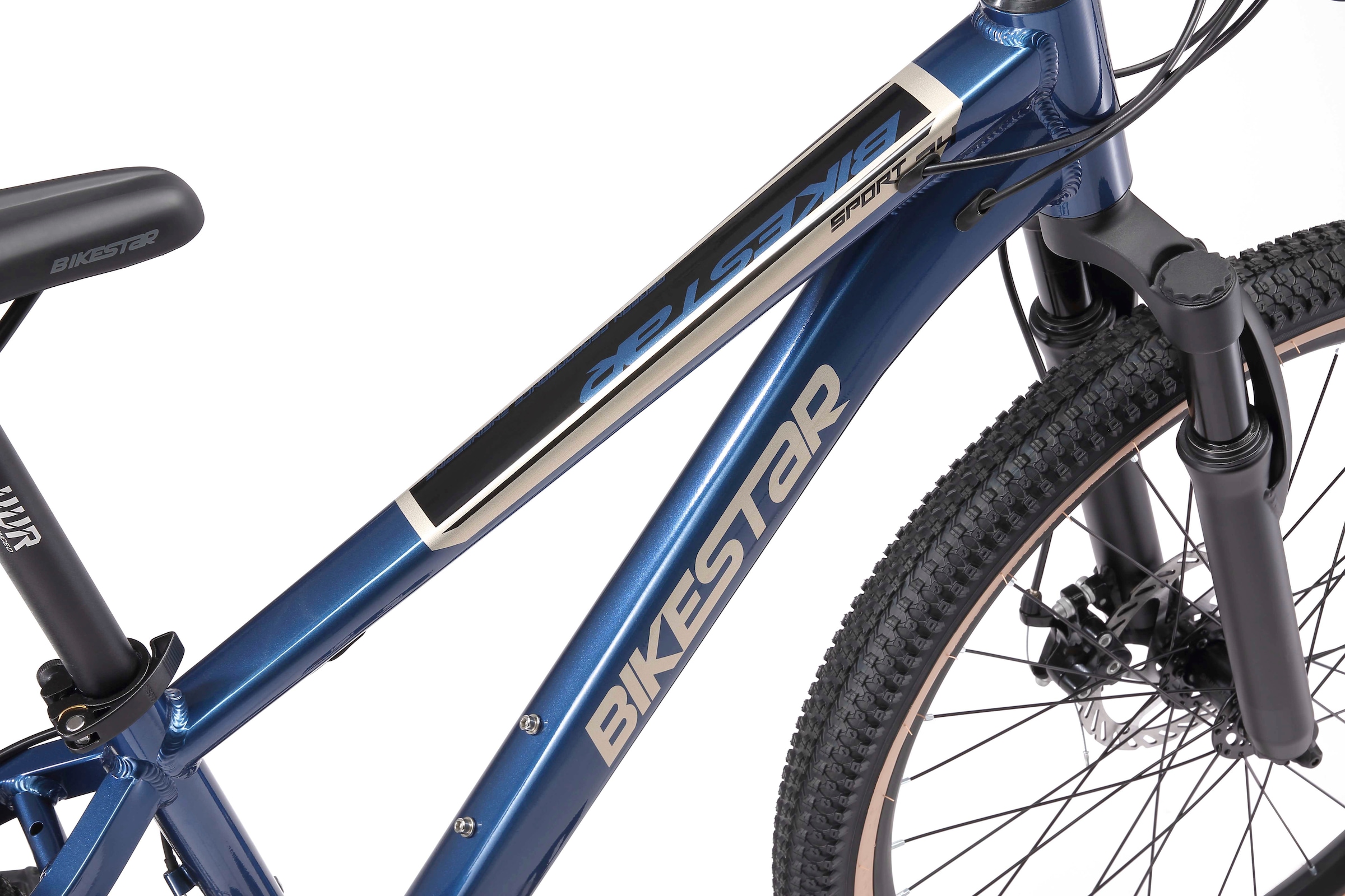 Bikestar Jugendfahrrad, 21 Gang, Shimano, RD-TY21 Schaltwerk, Kettenschaltung