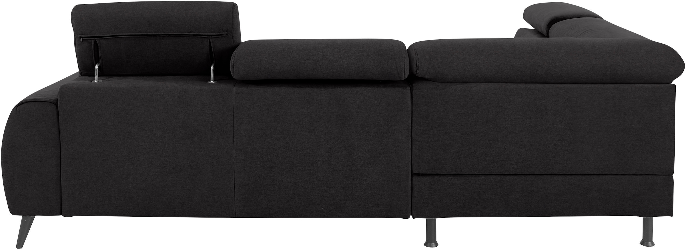 COTTA Ecksofa »Mia L-Form«, 3-tlg.-Kissen-Set, Ottomane, wahlweise mit oder ohne RGB-Beleuchtung