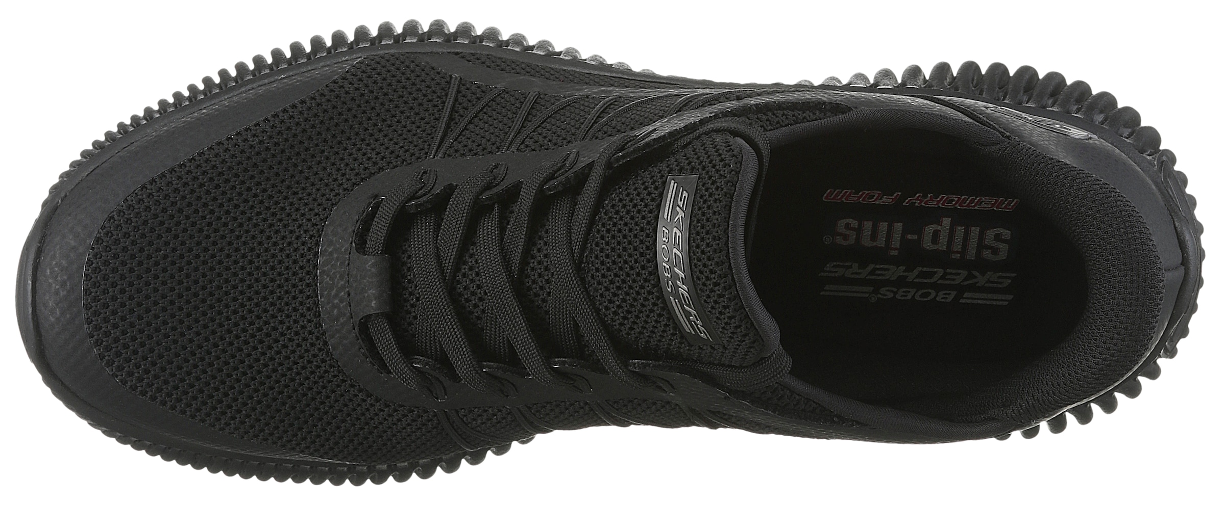 Skechers Sneaker »BOBS GEO LITE-FIXED EDGE«, Freizeitschuh, Trainingsschuh mit Slip-ins