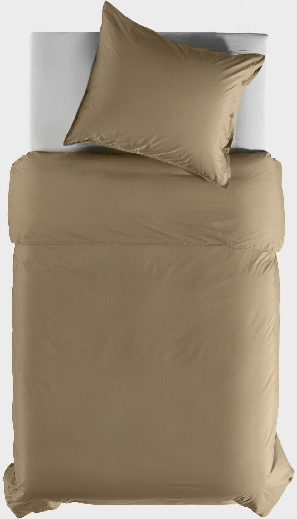 YELLOW Bettwäsche »Percale«, Uni Design, 100% Baumwolle ab 135x200 cm.