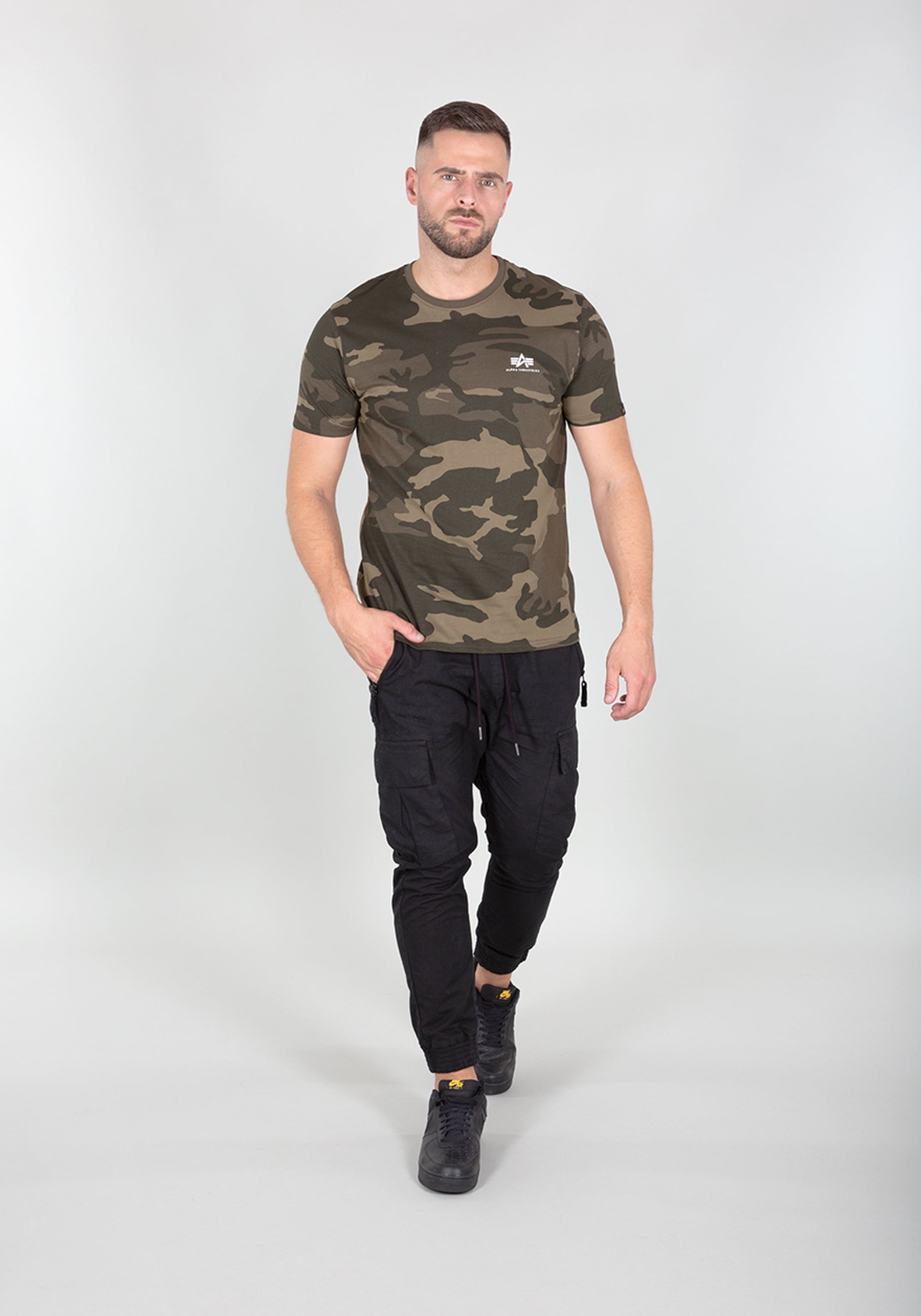 Alpha Industries T-Shirt »Backprint T-Shirt Camo T-Shirt«